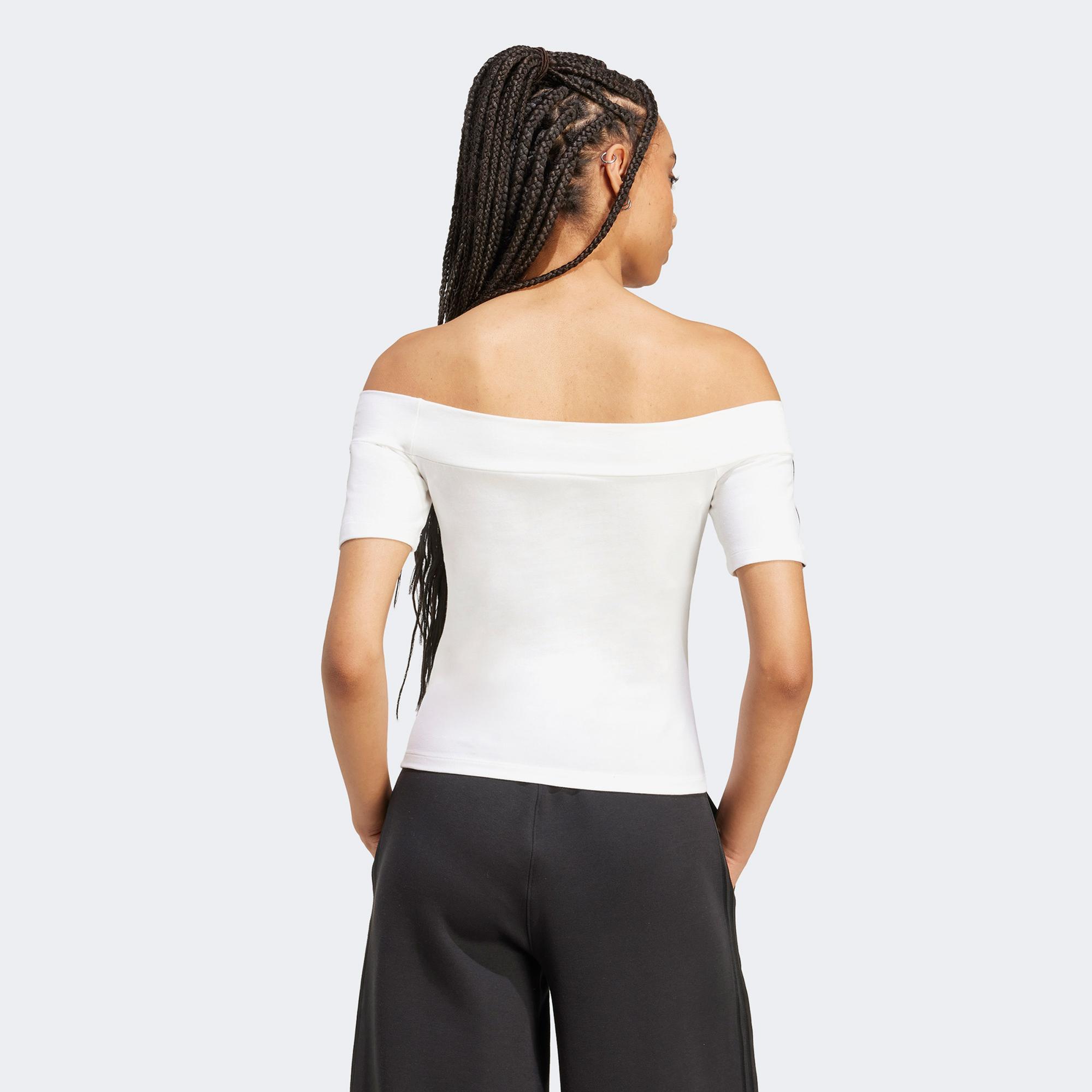 adidas Bandeau Ss Kadın Beyaz T-Shirt