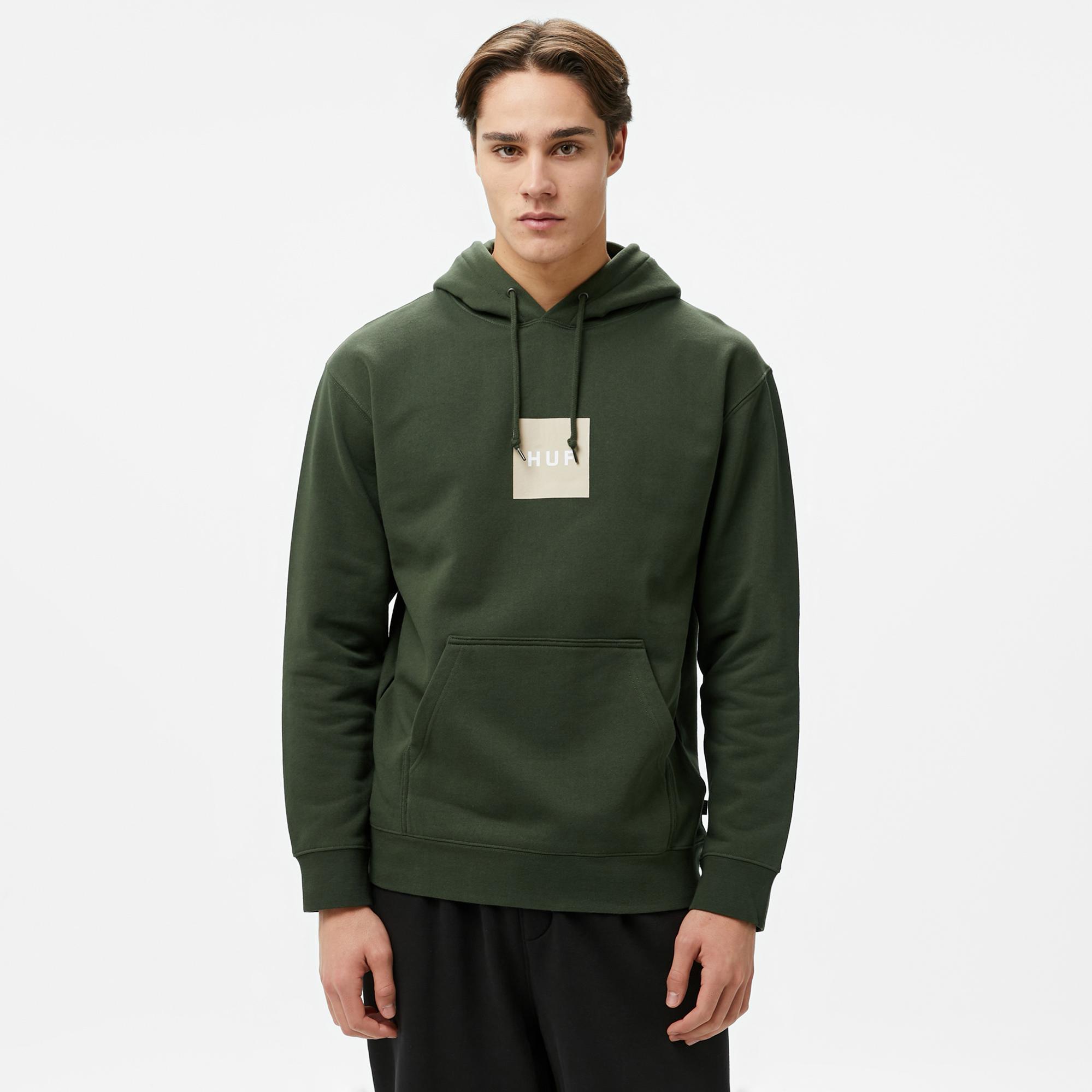 Huf Set Box P/O Erkek Yeşil Hoodie