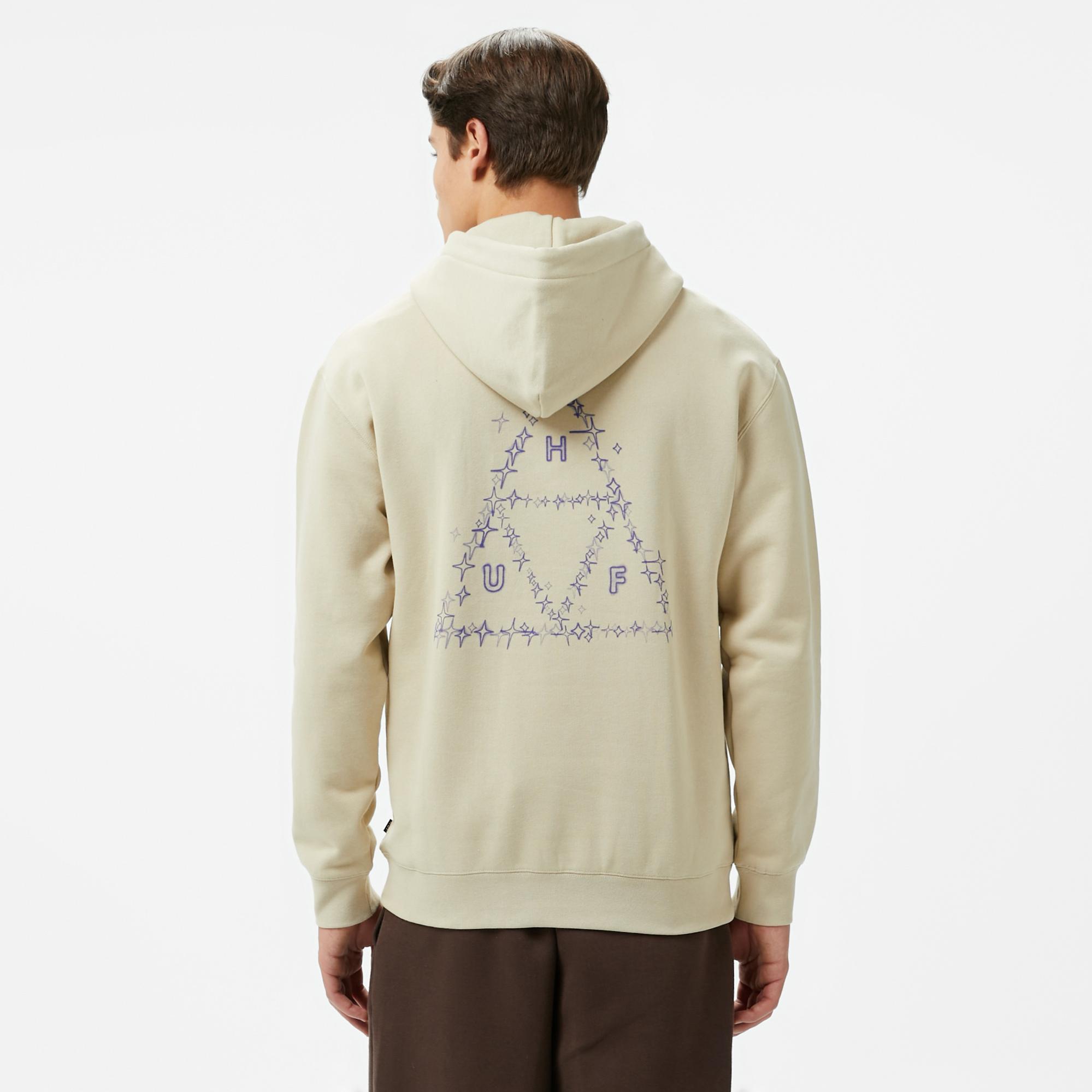 HUF Gleam P/O Erkek Bej Hoodie