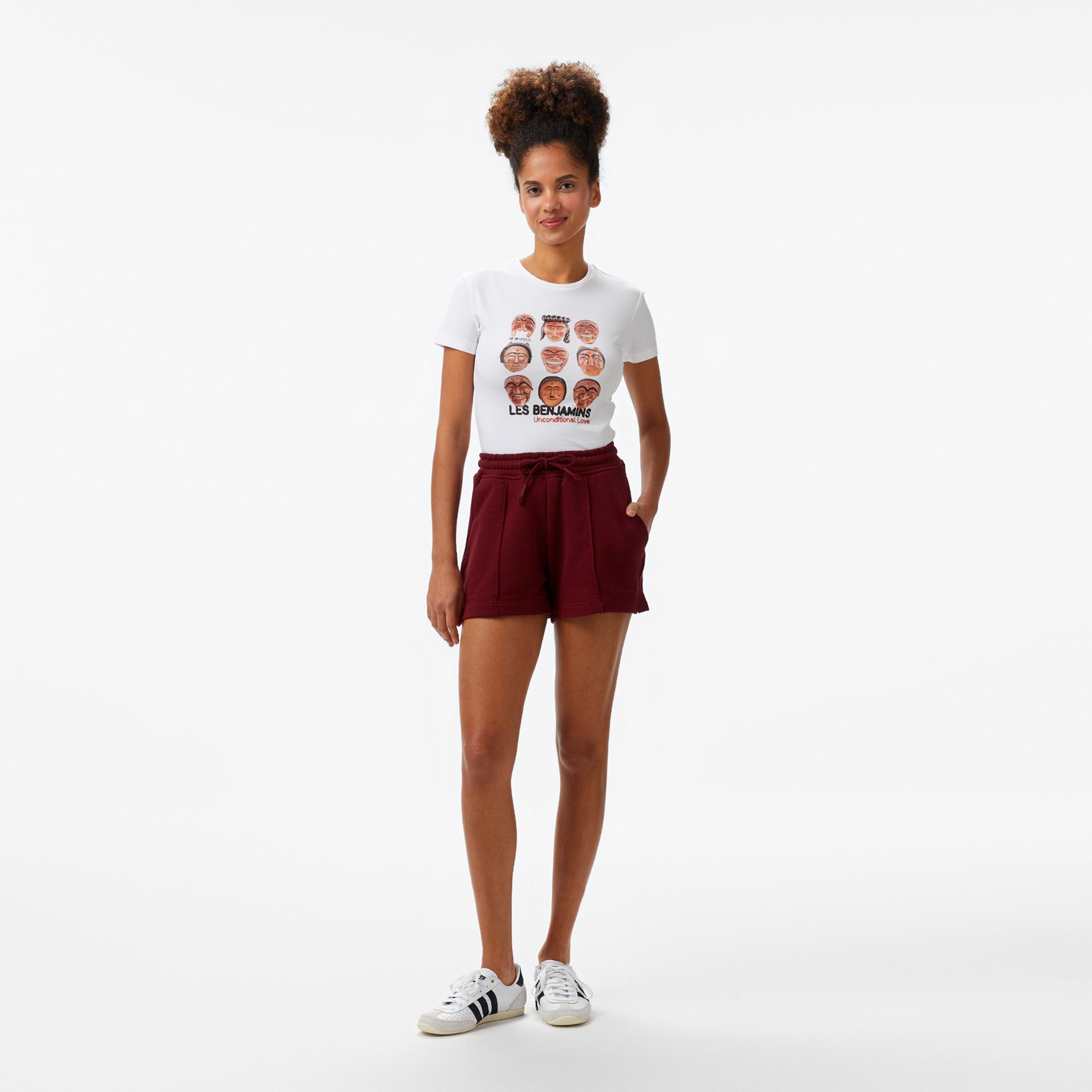 Les Benjamins Kadın Beyaz T-Shirt