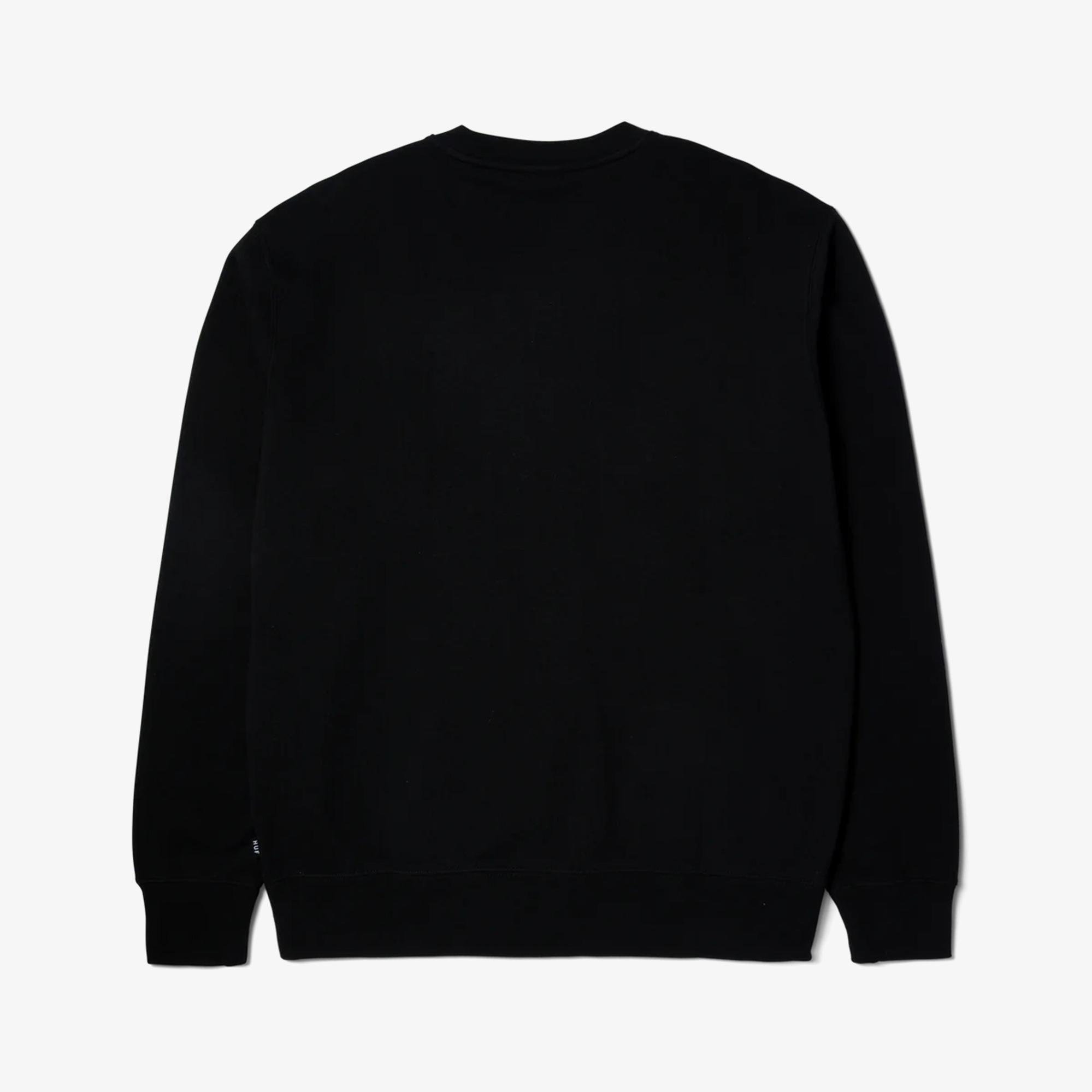 Huf Set Megablast Crewneck Erkek Siyah Sweatshirt