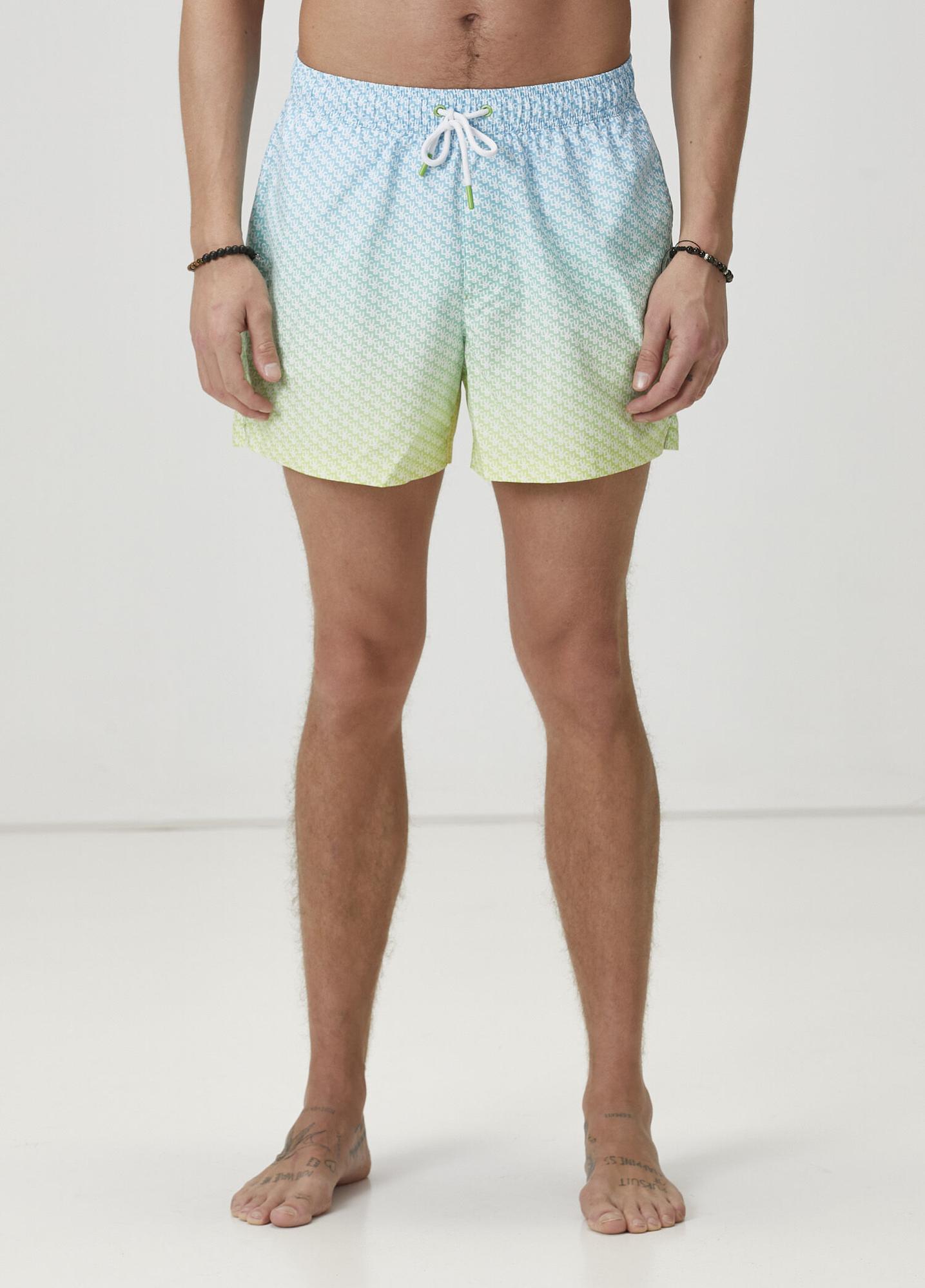 Beymen Club Erkek Yeşil Mavi Degradeli Mayo