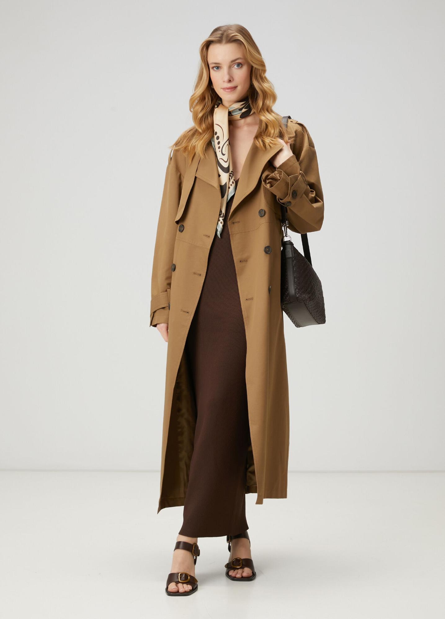 Beymen Club Kadın Kahverengi Maksi Triko Elbise