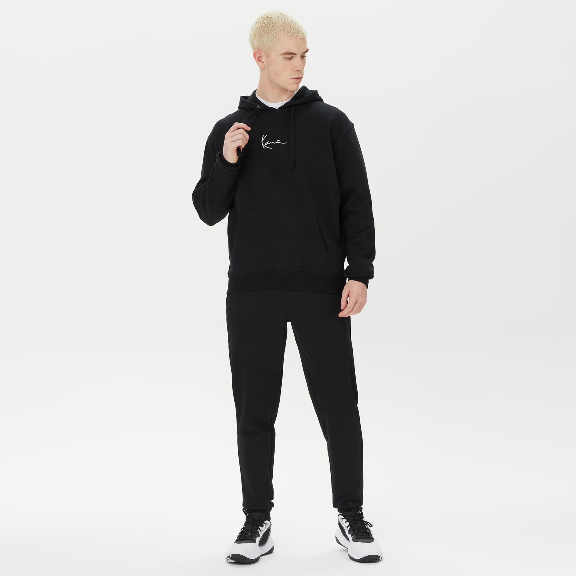 Karl Kani Small Signature Erkek Siyah Hoodie