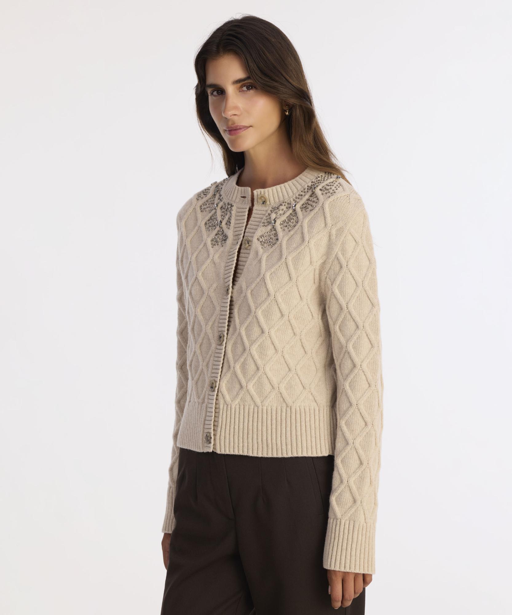 YARGICI Regular Bisiklet Yaka Uzun Kol Hırka