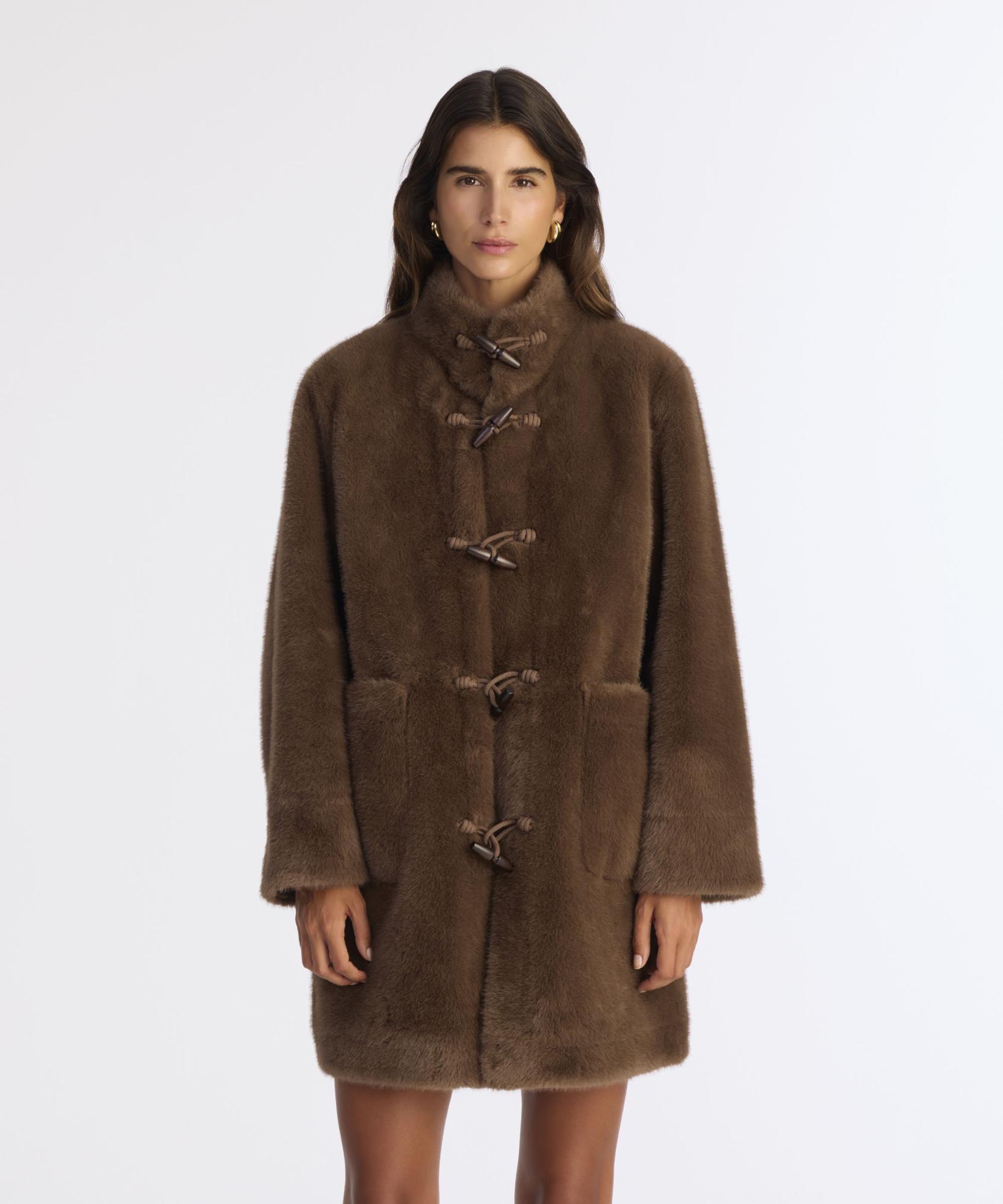 YARGICI Regular Dik Yaka Uzun Kol Mont