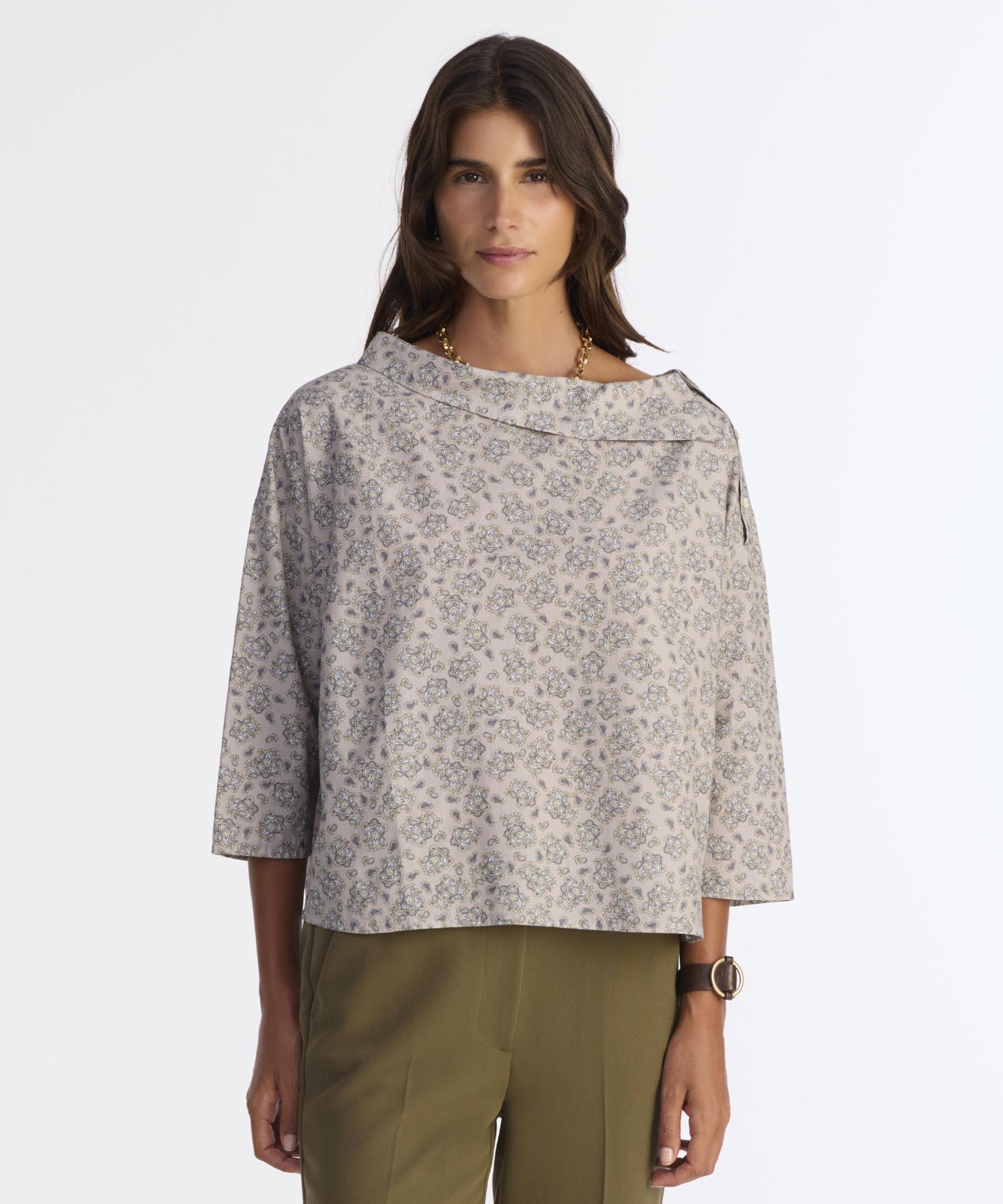 YARGICI Regular Kayık Yaka Uzun Kol Bluz