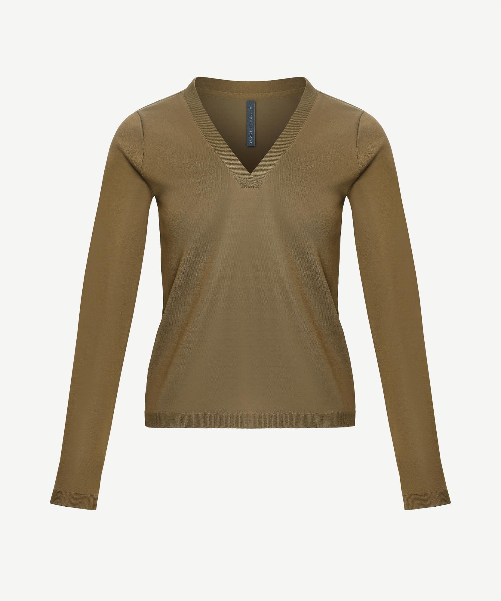 YARGICI V Yaka Uzun Kol Triko