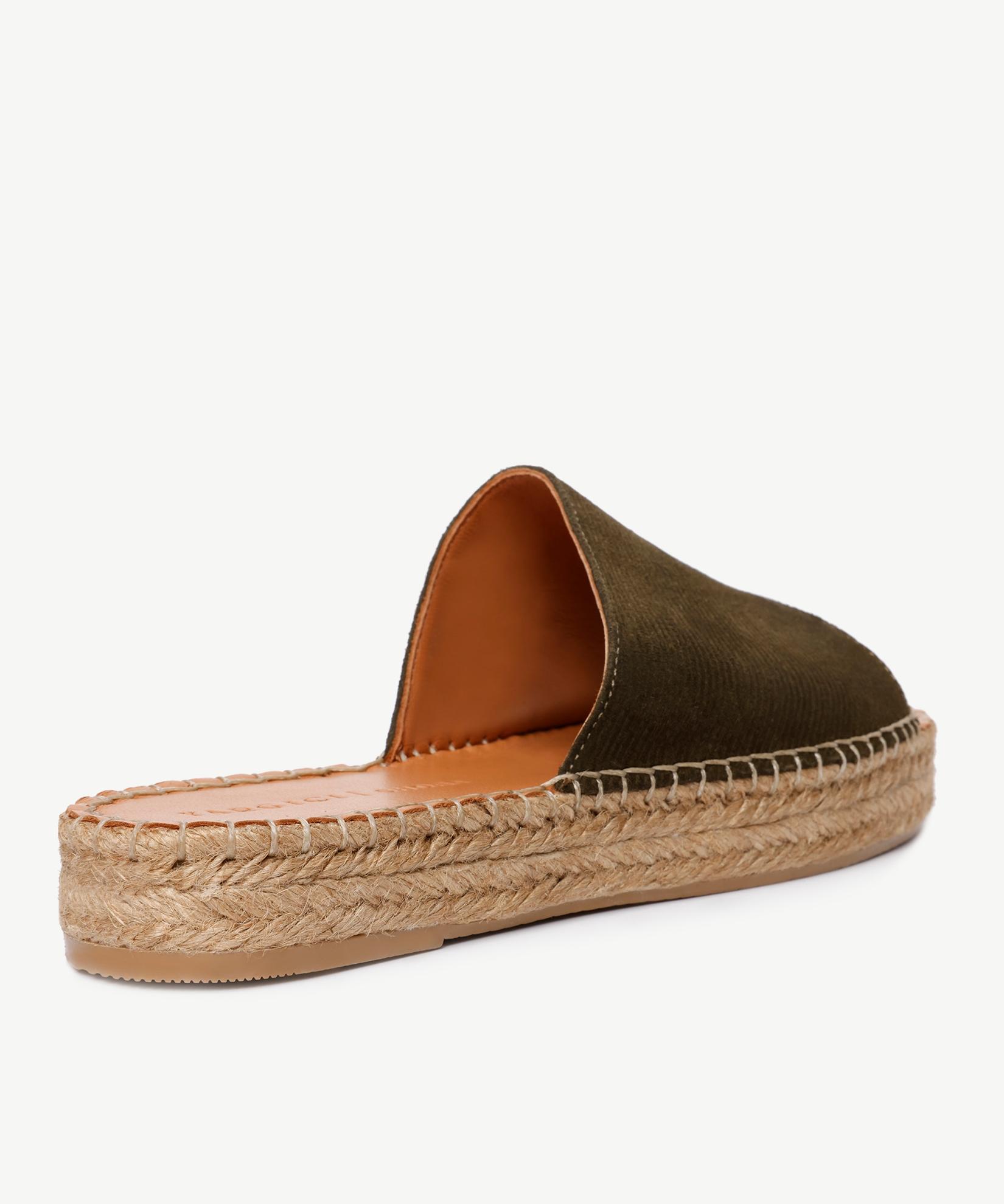 YARGICI Deri Espadril Terlik