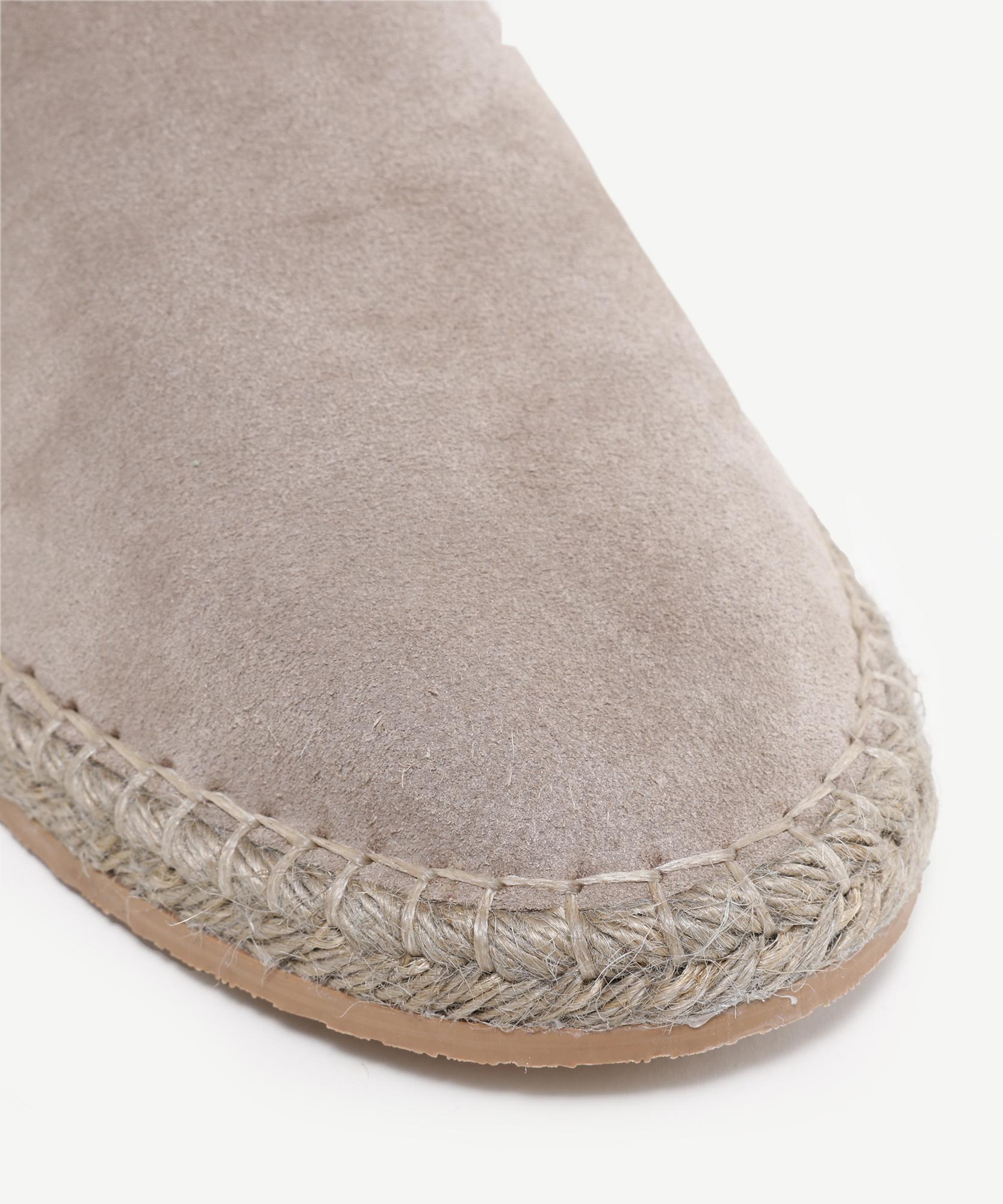 YARGICI Renk Detaylı Deri Espadril