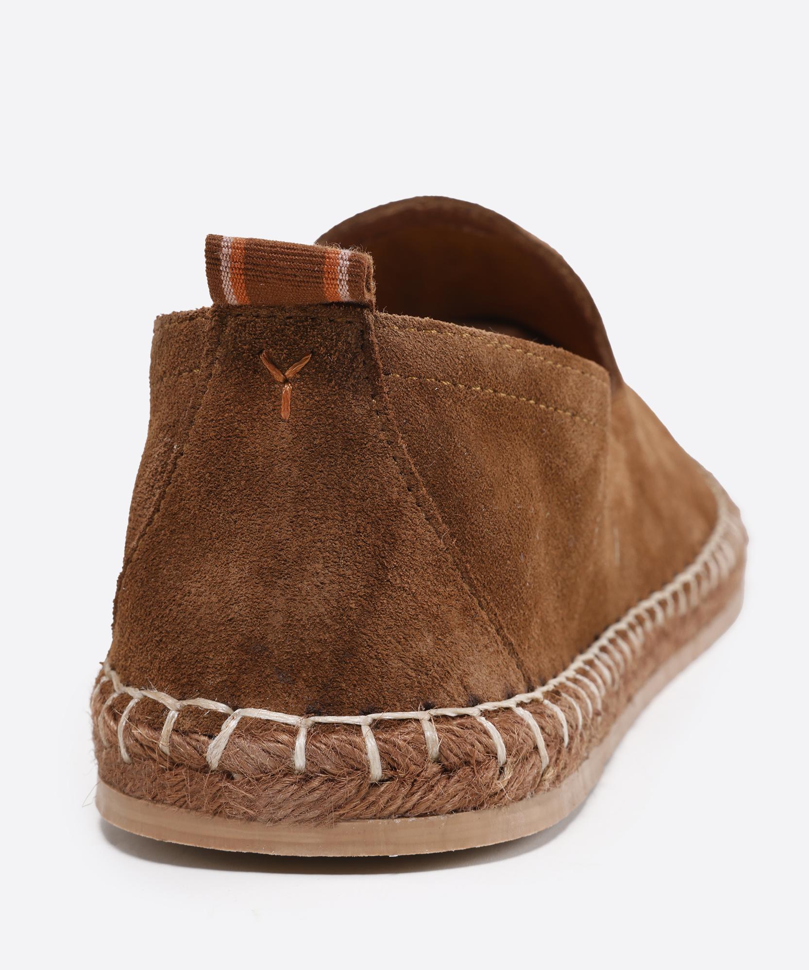 YARGICI Renk Detaylı Deri Espadril