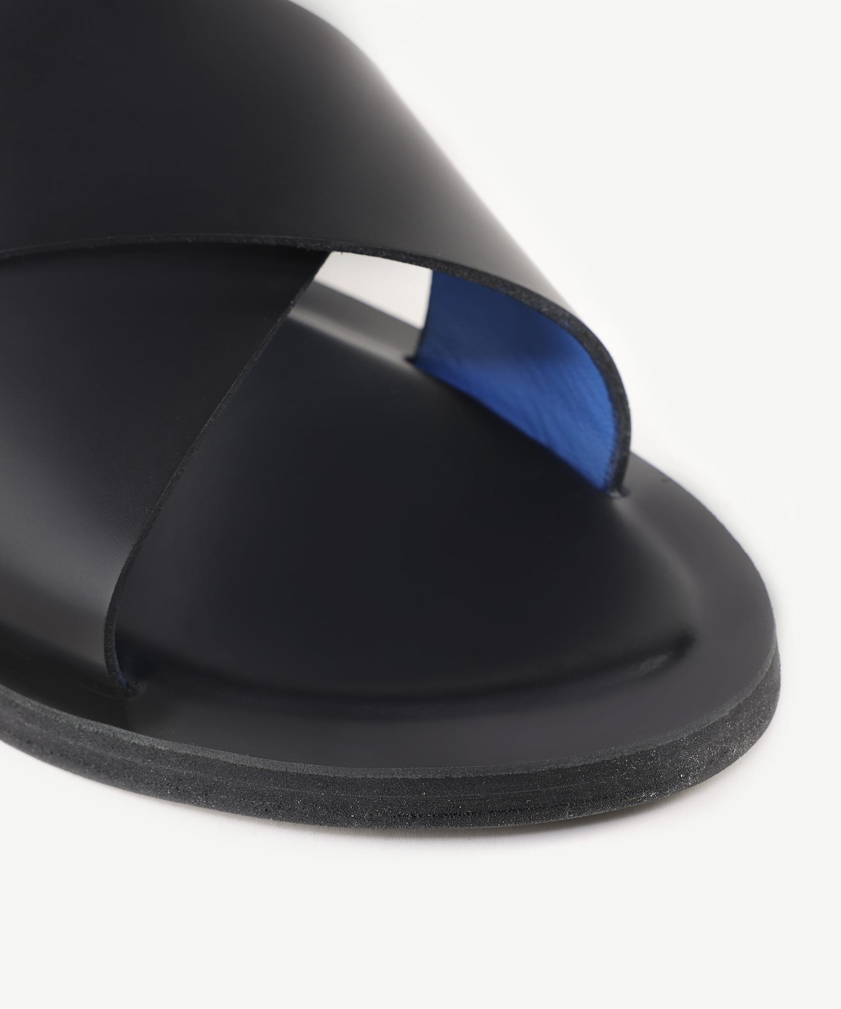 YARGICI Renkli Astarlı Deri Terlik