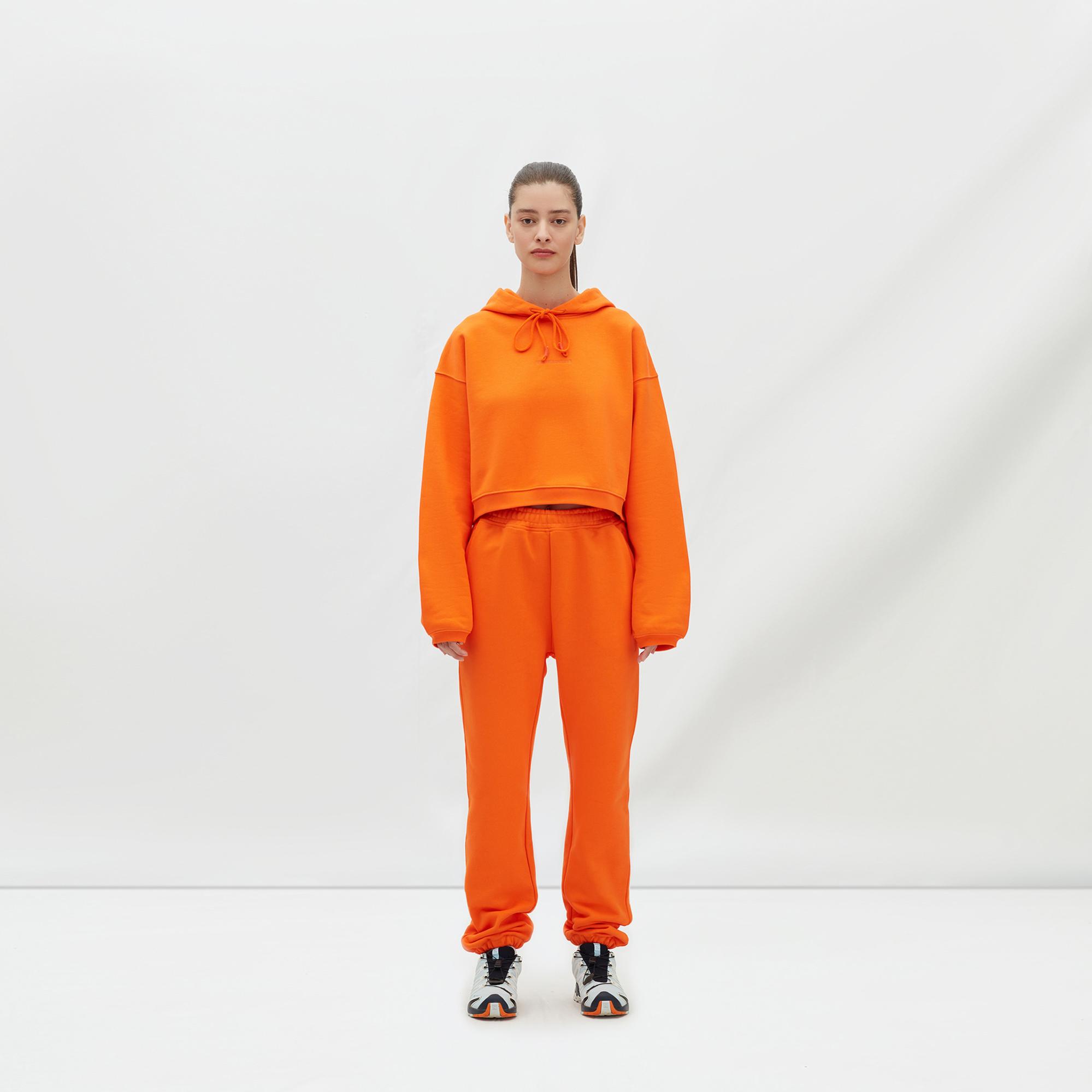 Les Benjamins Essentials Kadın Turuncu Hoodie