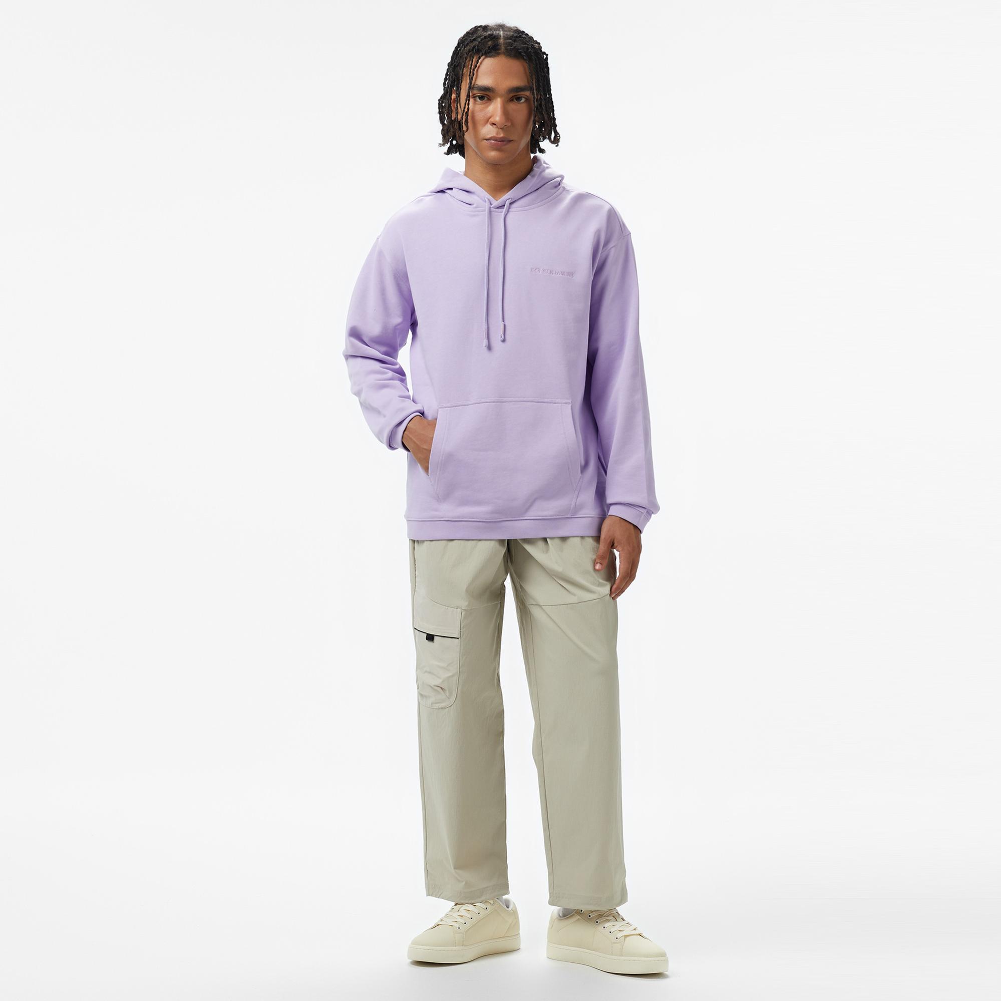 Les Bebjamins 303 Erkek Mor Hoodie