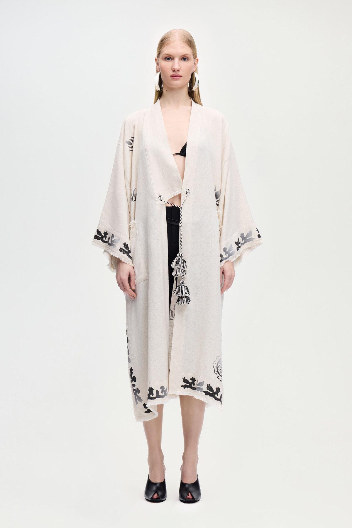 İKİKIZ Festival Kimono Kadın Renkli