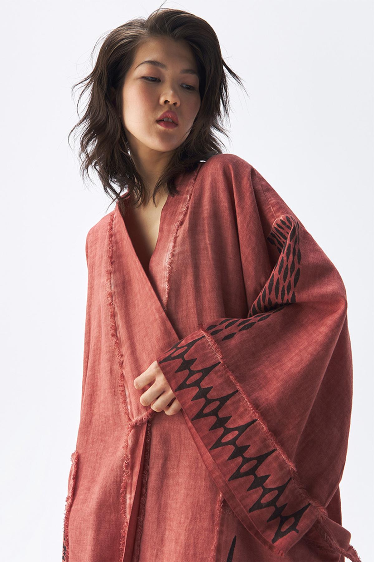 İKİKIZ Tiamat Kimono Kadın Renkli