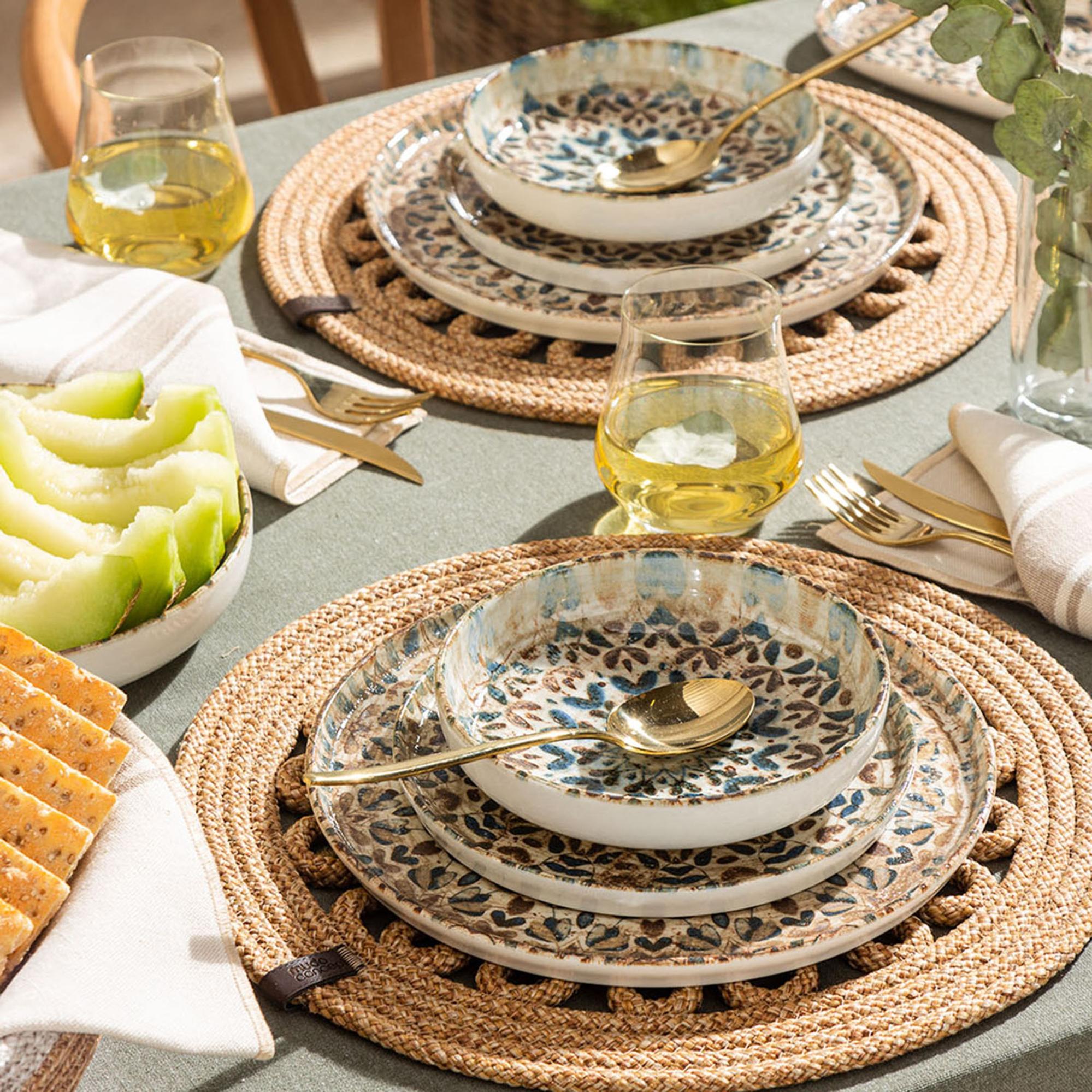 EPHESUS 18 PARÇA PORSELEN YEMEK TAKIMI