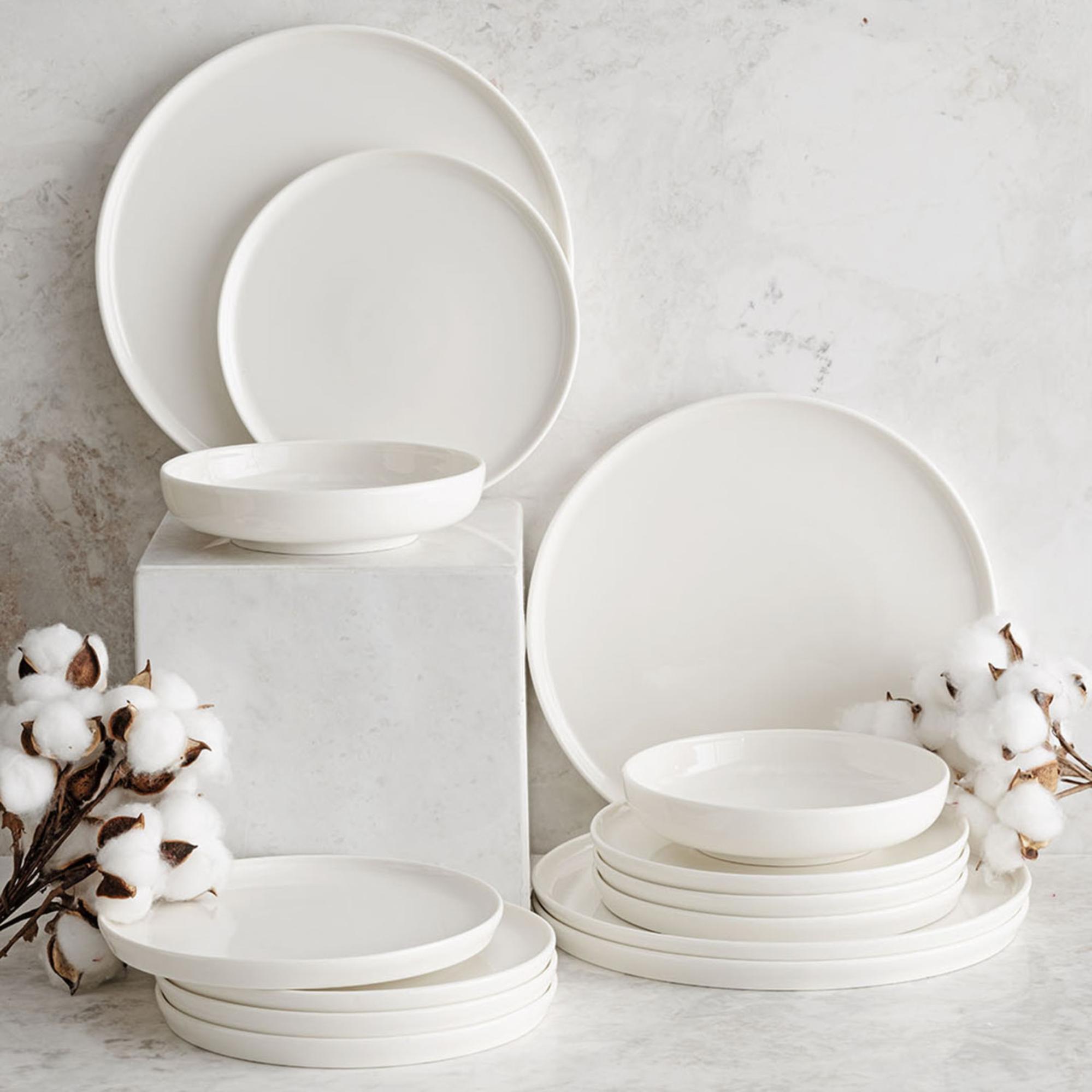 EPHESUS WHITE PASTA TABAĞI SETİ 6LI -20CM