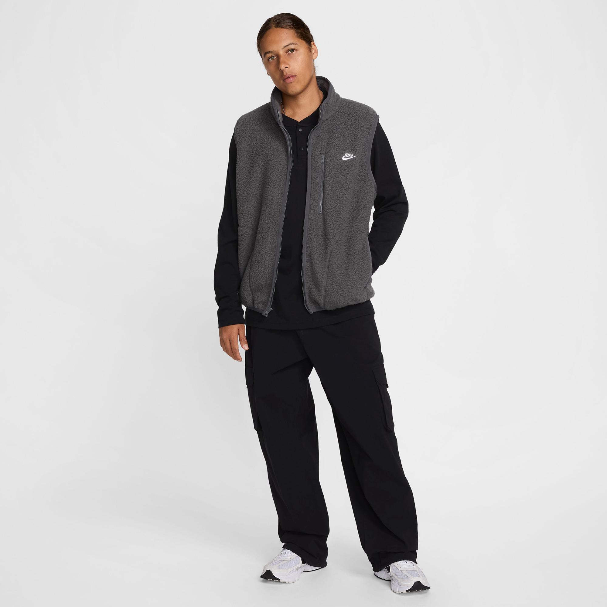 Nike Club Erkek Gri Yelek