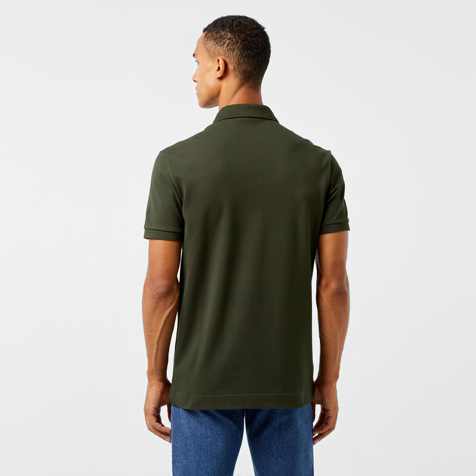 Lacoste Paris Erkek Regular Fit Haki Polo