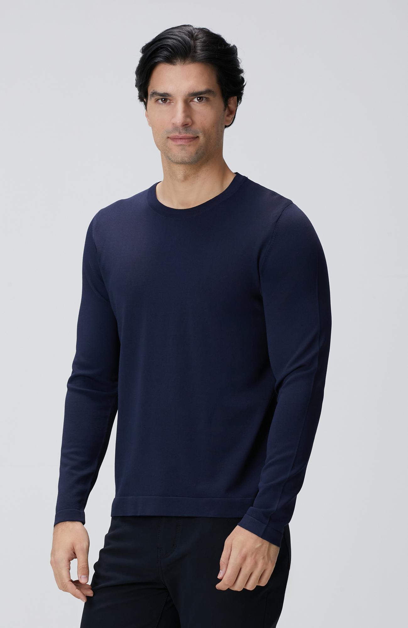 Network Erkek N-Tech Lacivert Basic Triko Kazak