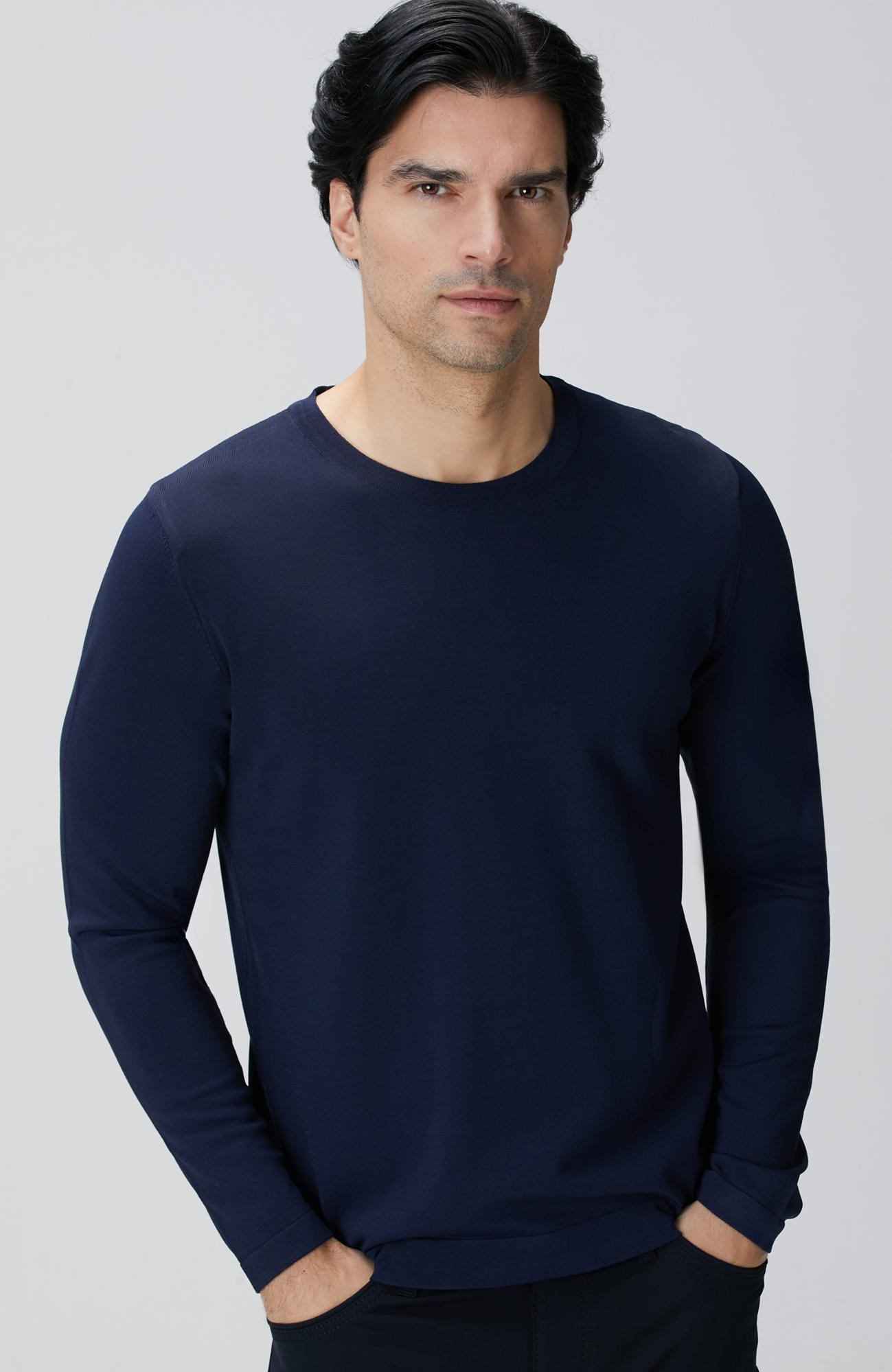 Network Erkek N-Tech Lacivert Basic Triko Kazak