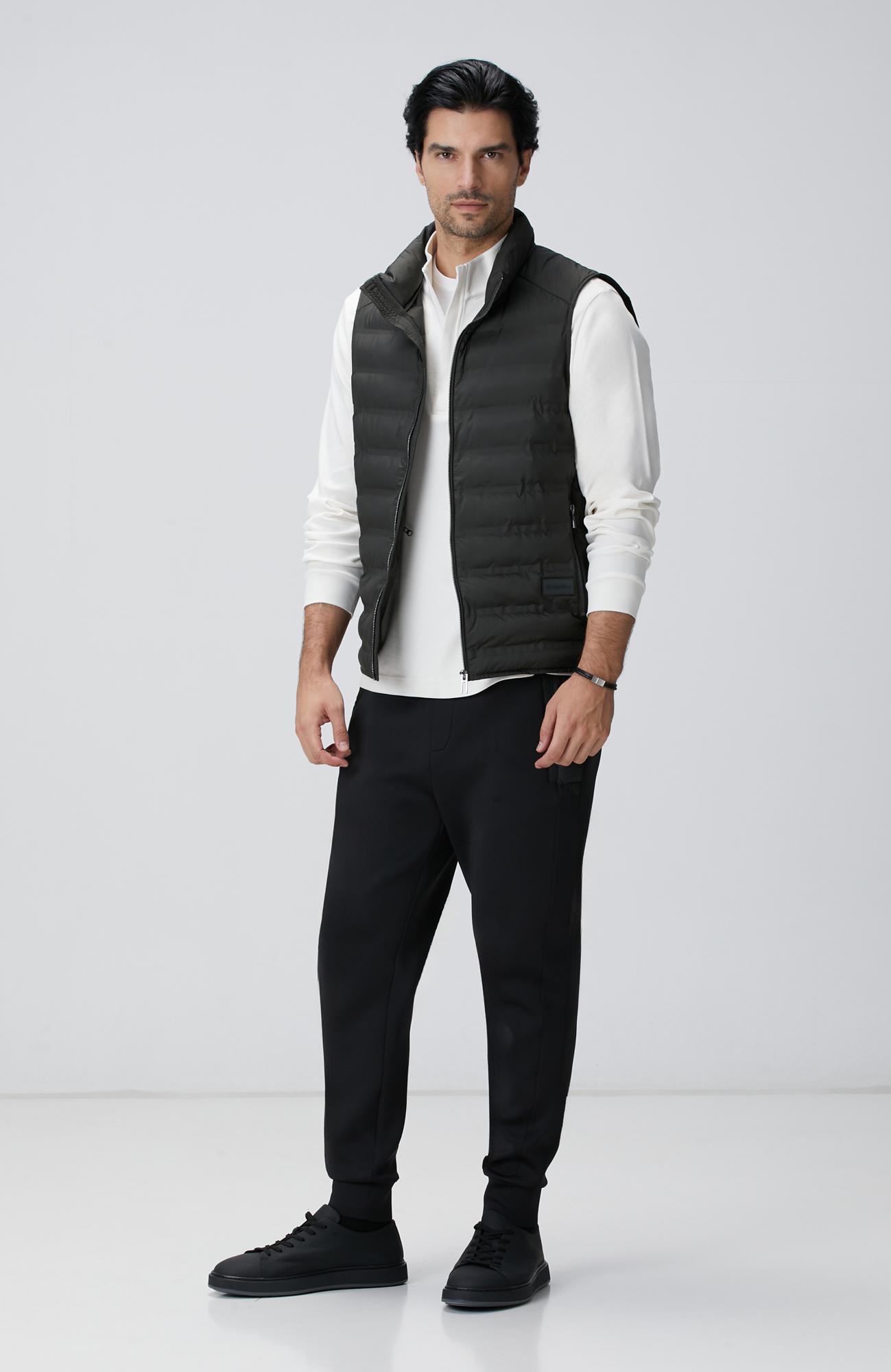 Network Erkek Kırık Beyaz Uzun Kollu T-shirt