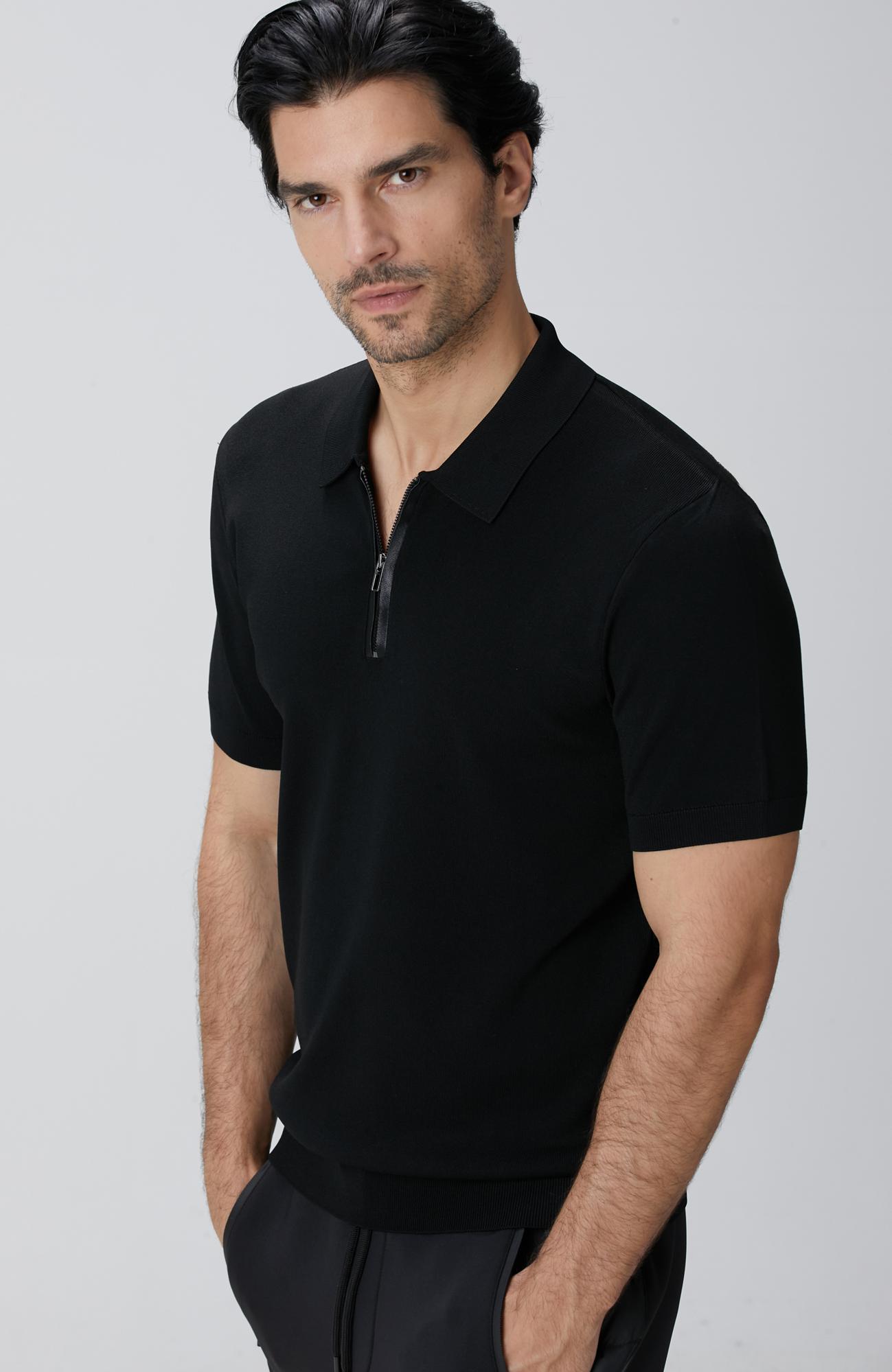 Network Erkek Siyah Triko Kazak