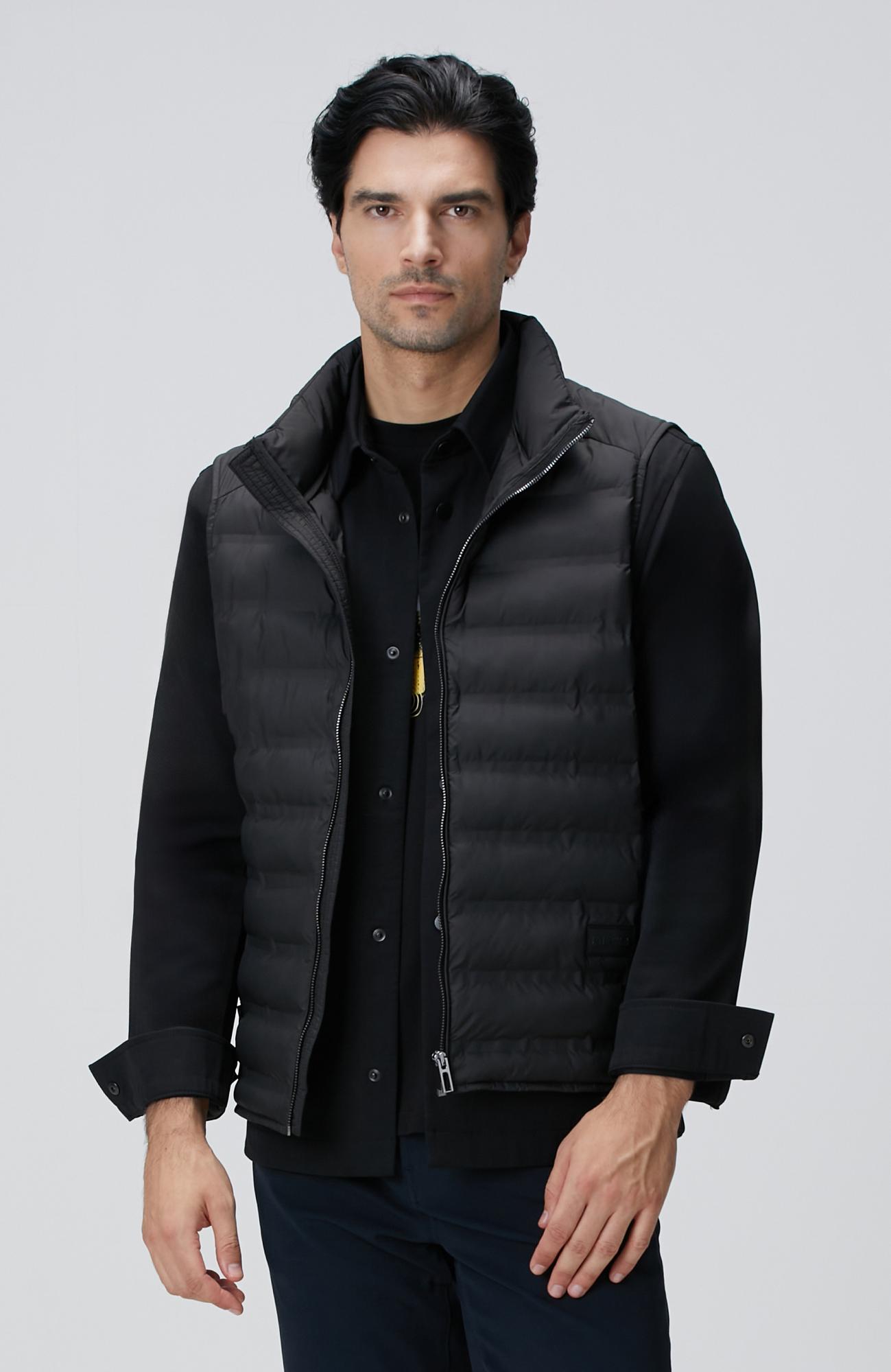 Network Erkek Siyah Puffer Casual Yelek