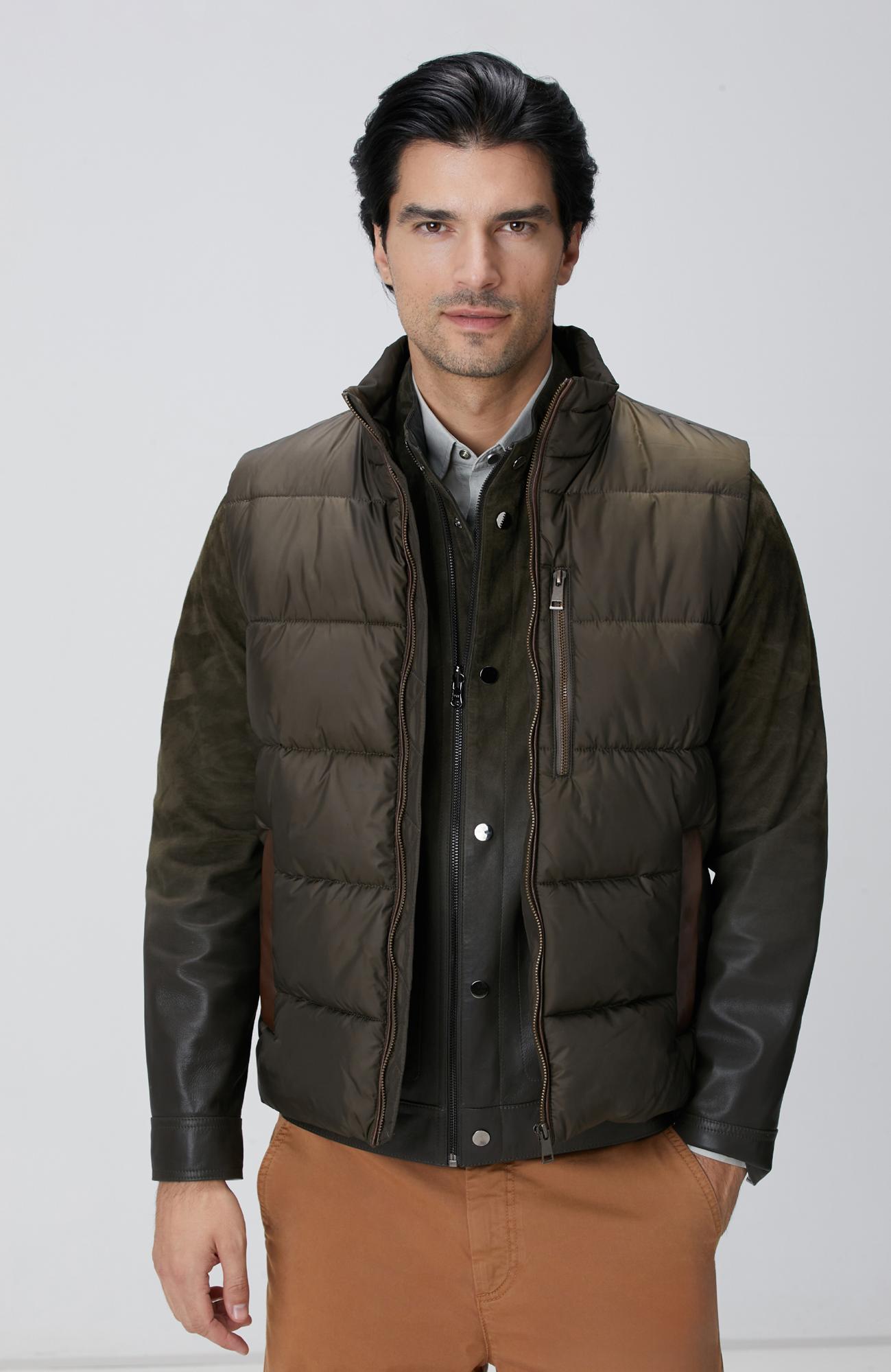 Network Erkek Haki Casual Yelek