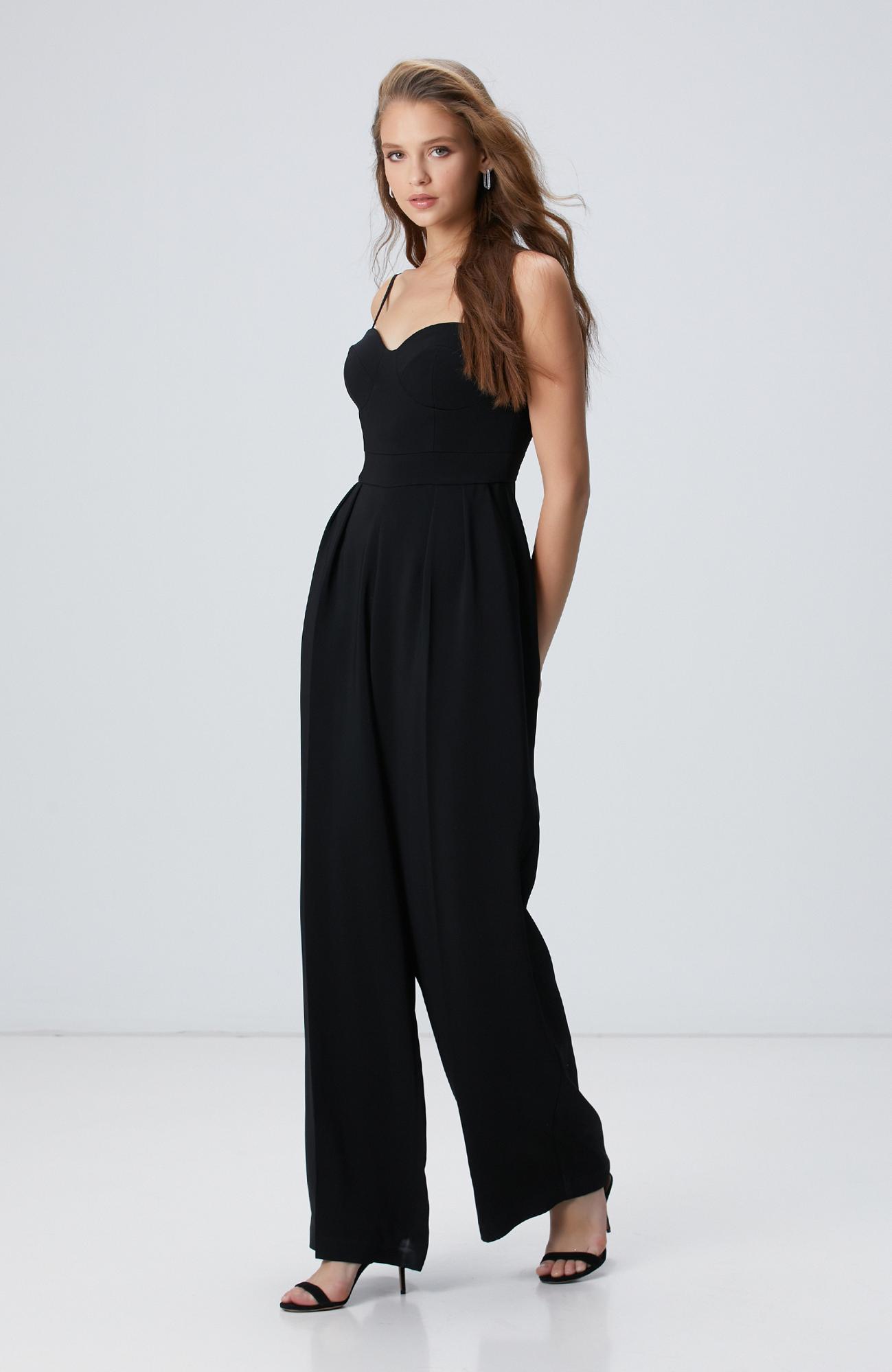 Network Kadın Siyah Abiye Tulum