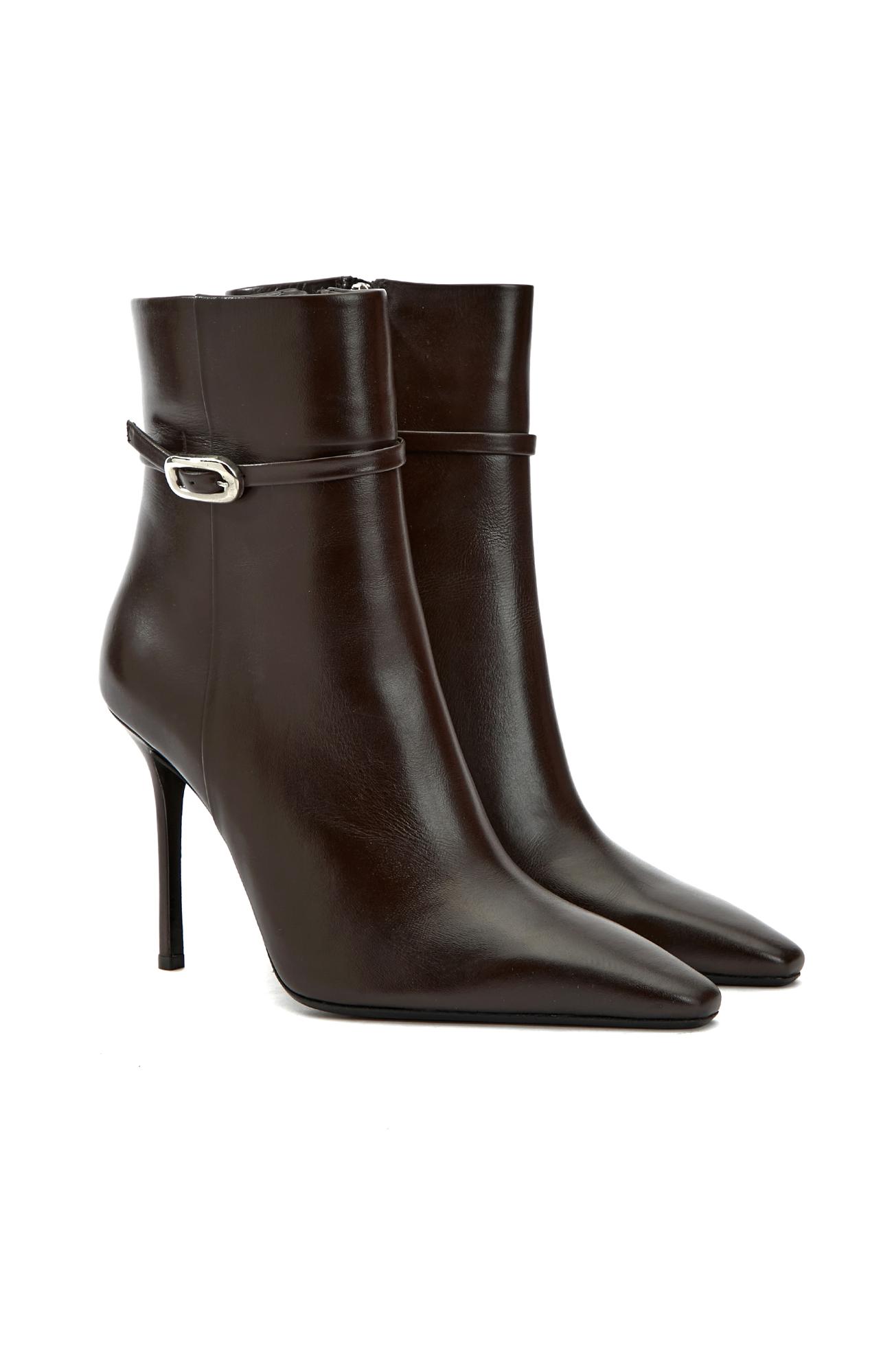 Network Kadın Kahverengi Toka Detaylı Bot