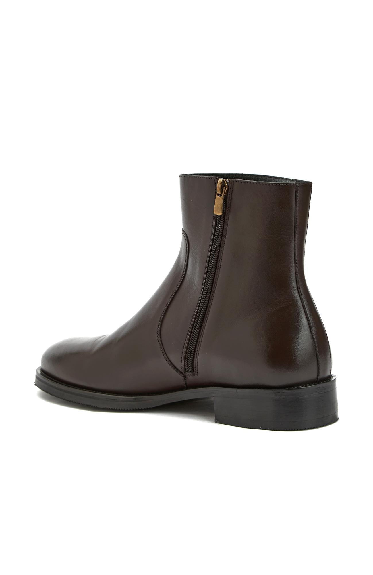 Gh For Nw Erkek George Hogg for NetWork Kahverengi Deri Bot