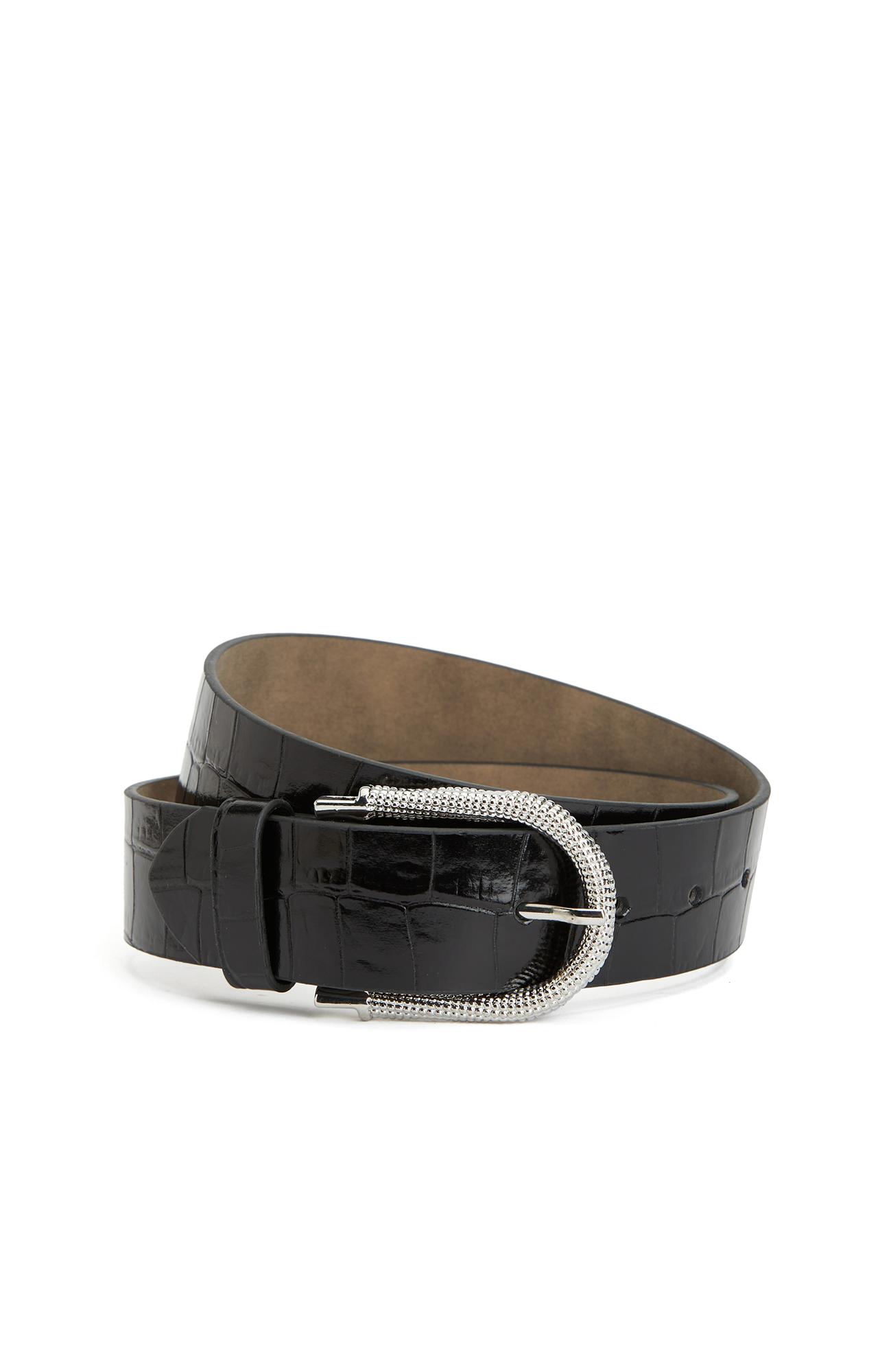 Network Kadın Siyah Deri Kemer