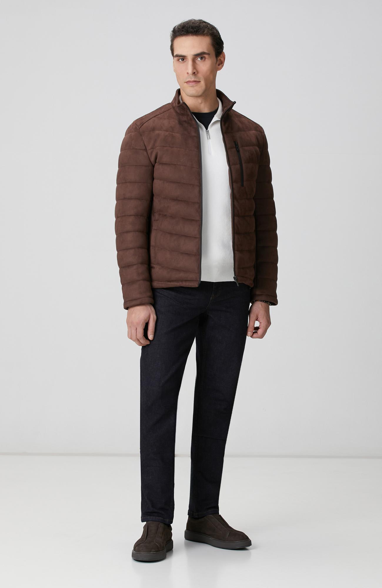 Network Erkek Acı Kahve Mont