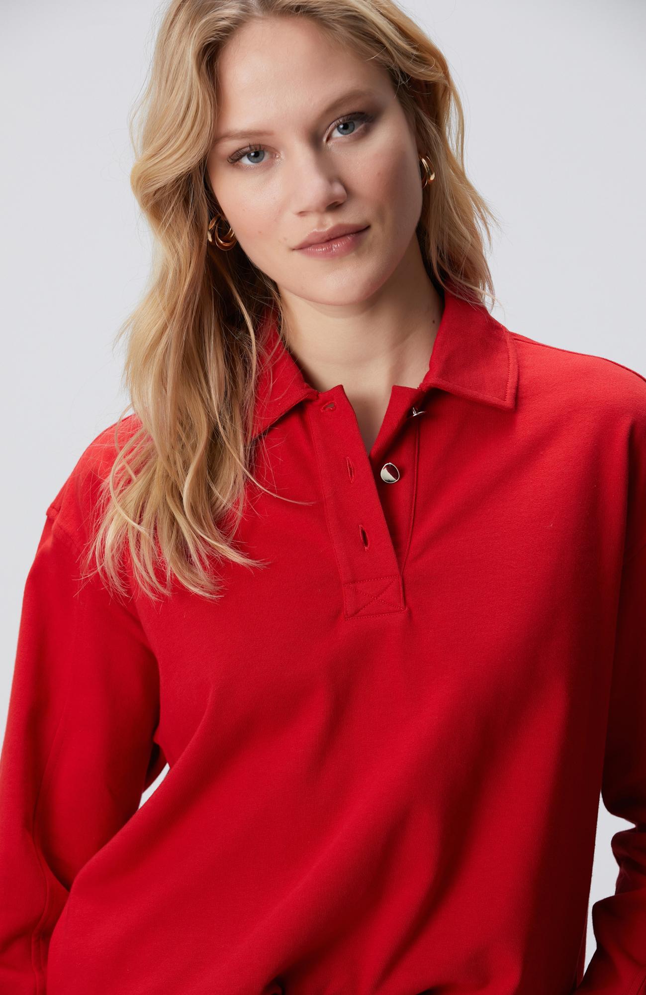 Network Kadın Kırmızı Sweatshirt