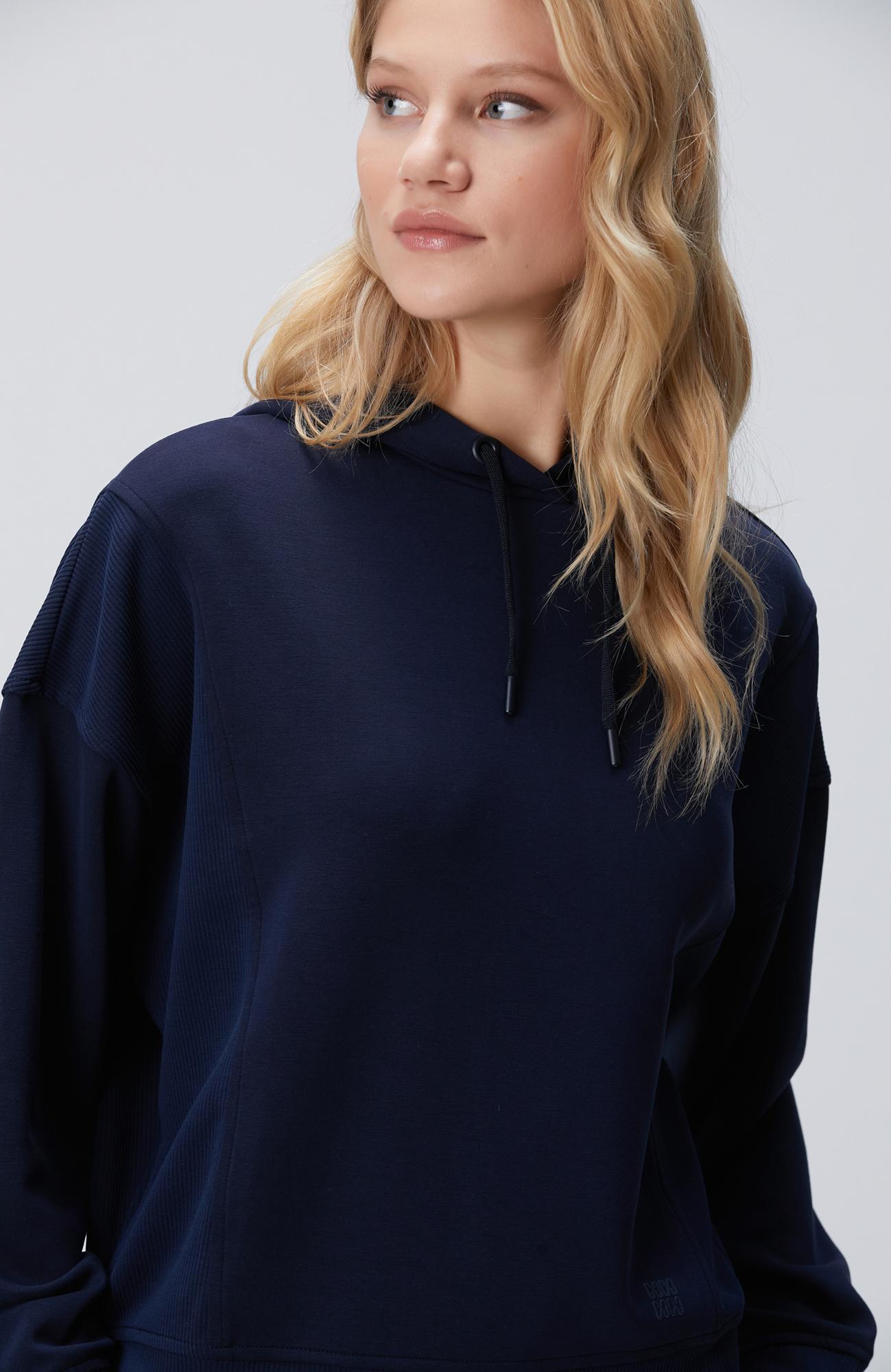 Network Kadın Lacivert Kapüşonlu Sweatshirt