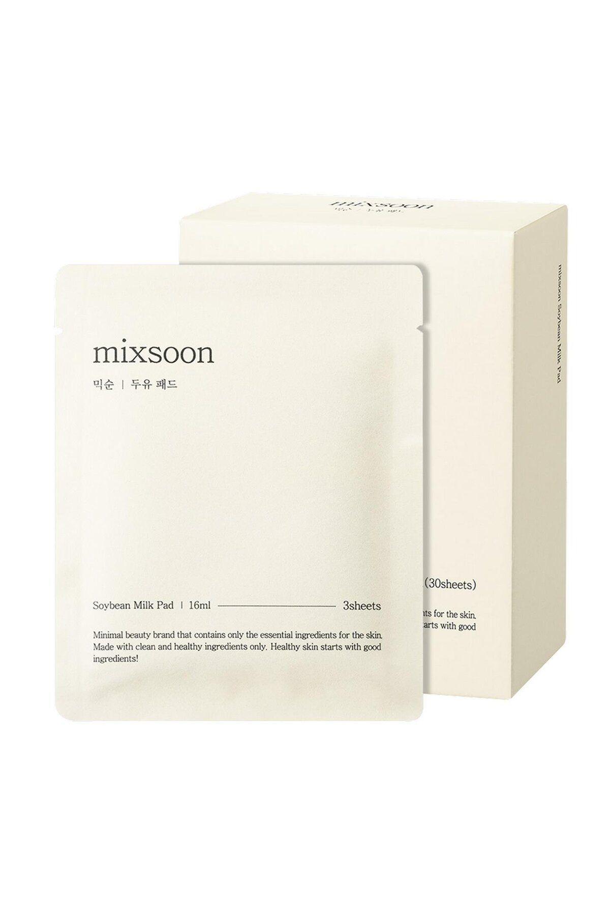 Mixsoon Soybean Milk Pads / 10x3 pads - Yoğun Nemlendirici & Besleyici Ped