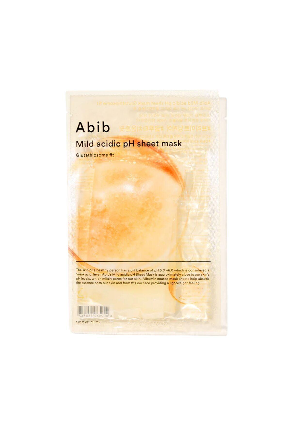 Abib Mild Acidic pH Sheet Mask Glutathiosome - Fit Aydınlatıcı C vitamini & Kafein Maskesi