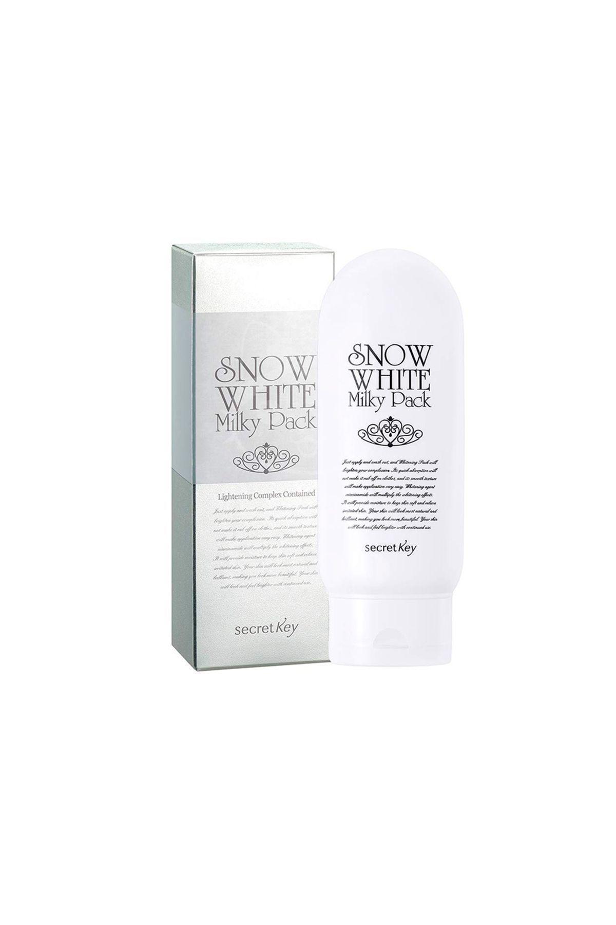 Secret Key Snow White Milky Pack - Vücut İçin Cilt Beyazlatıcı Wash Off Maske