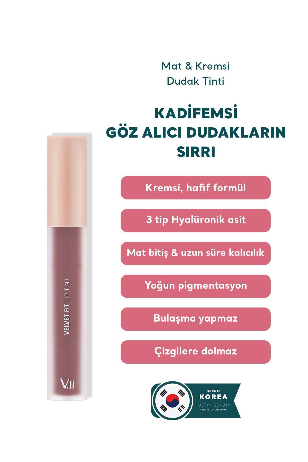 Village 11 Factory Velvet Fit Lip Tint Lucky Mulberry 4.7g - Mat & Kremsi Dudak Tinti