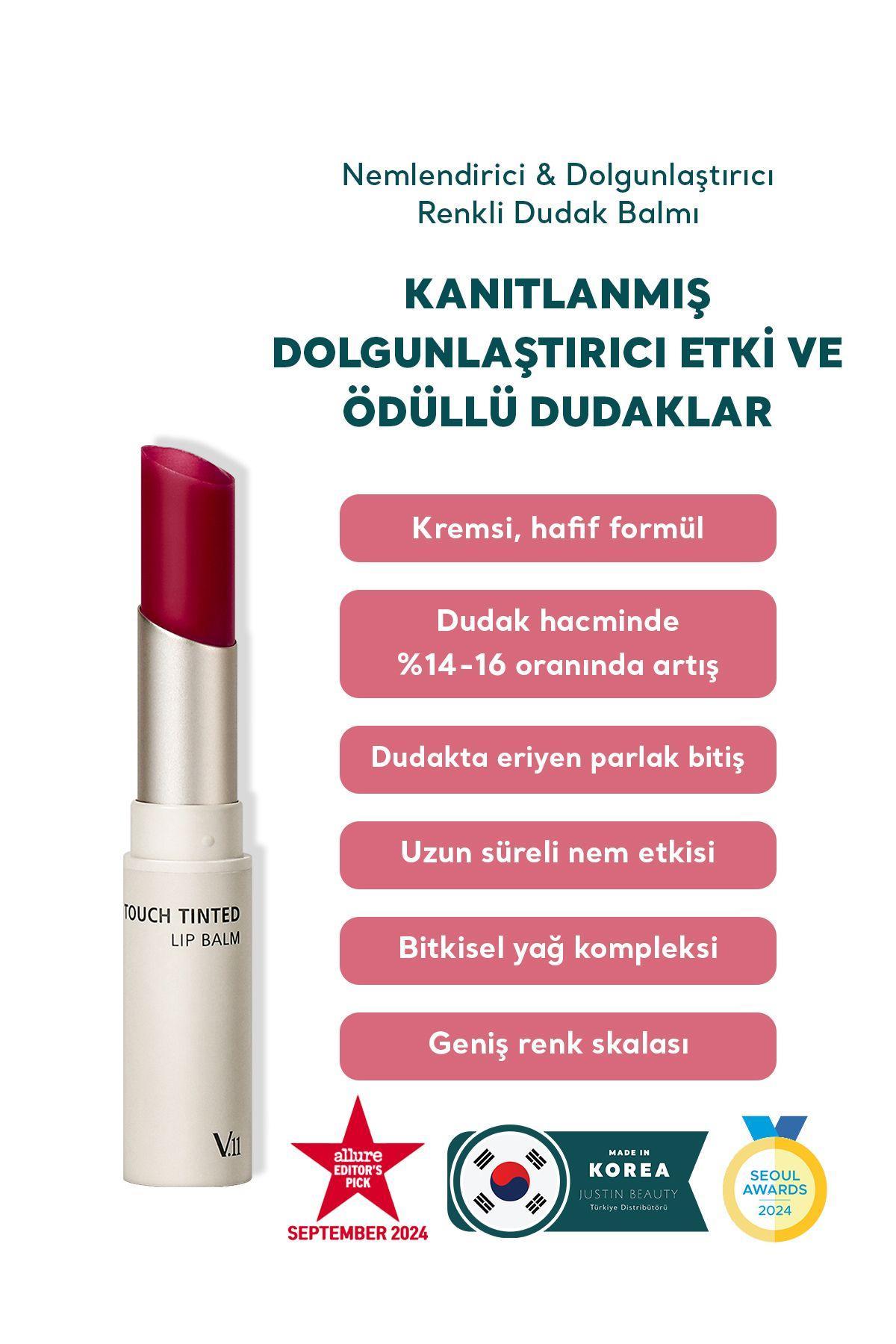 Village 11 Factory Plumpang Color Lip Balm Plum Berry 4g - Nemlendirici & Dolgunlaştırıcı Renkli Dudak Balmı