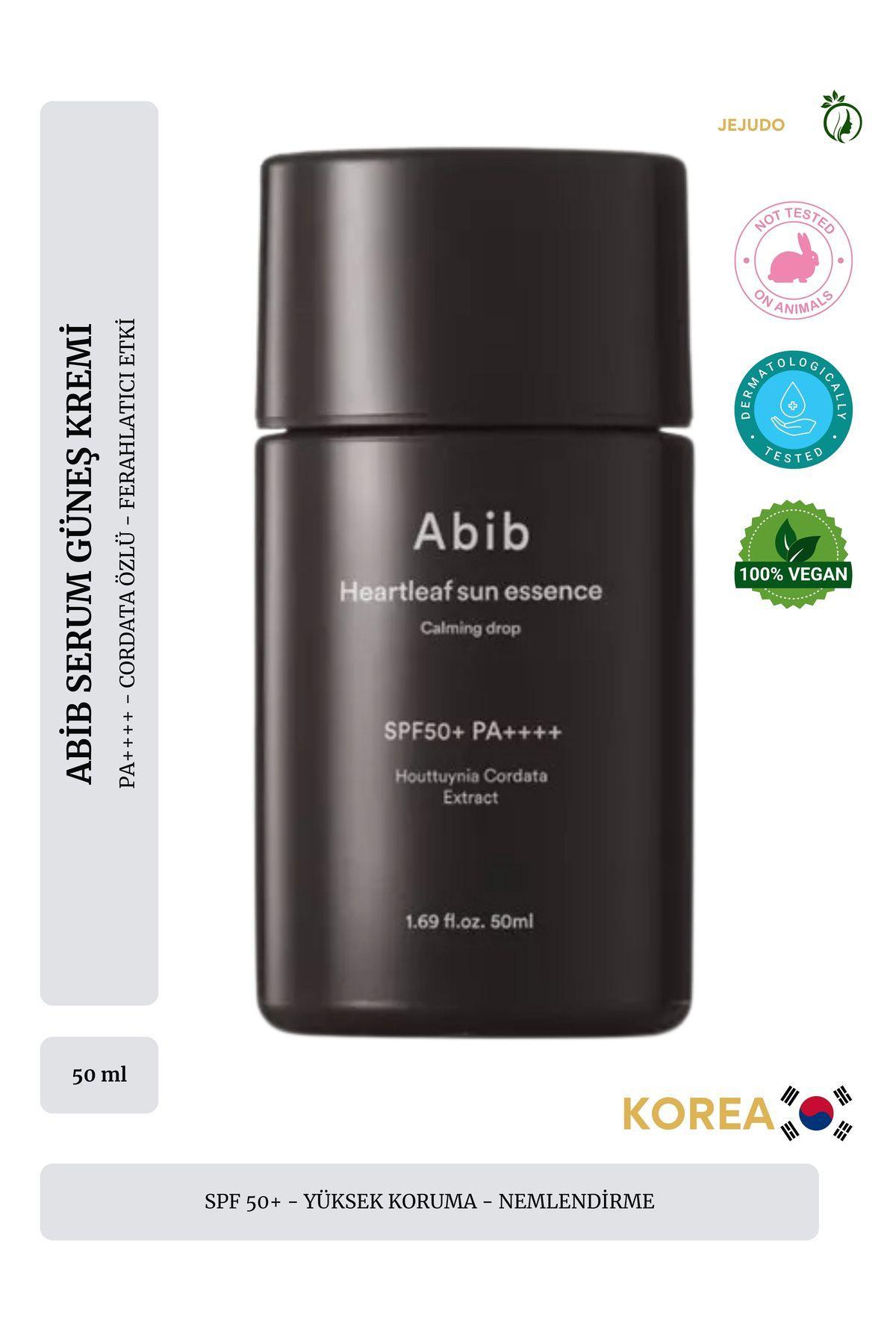Abib Heartleaf Sun Essence Calming Drop 50ml - SPF50+ PA++++ Yatıştırıcı Güneş Koruyucu Esans