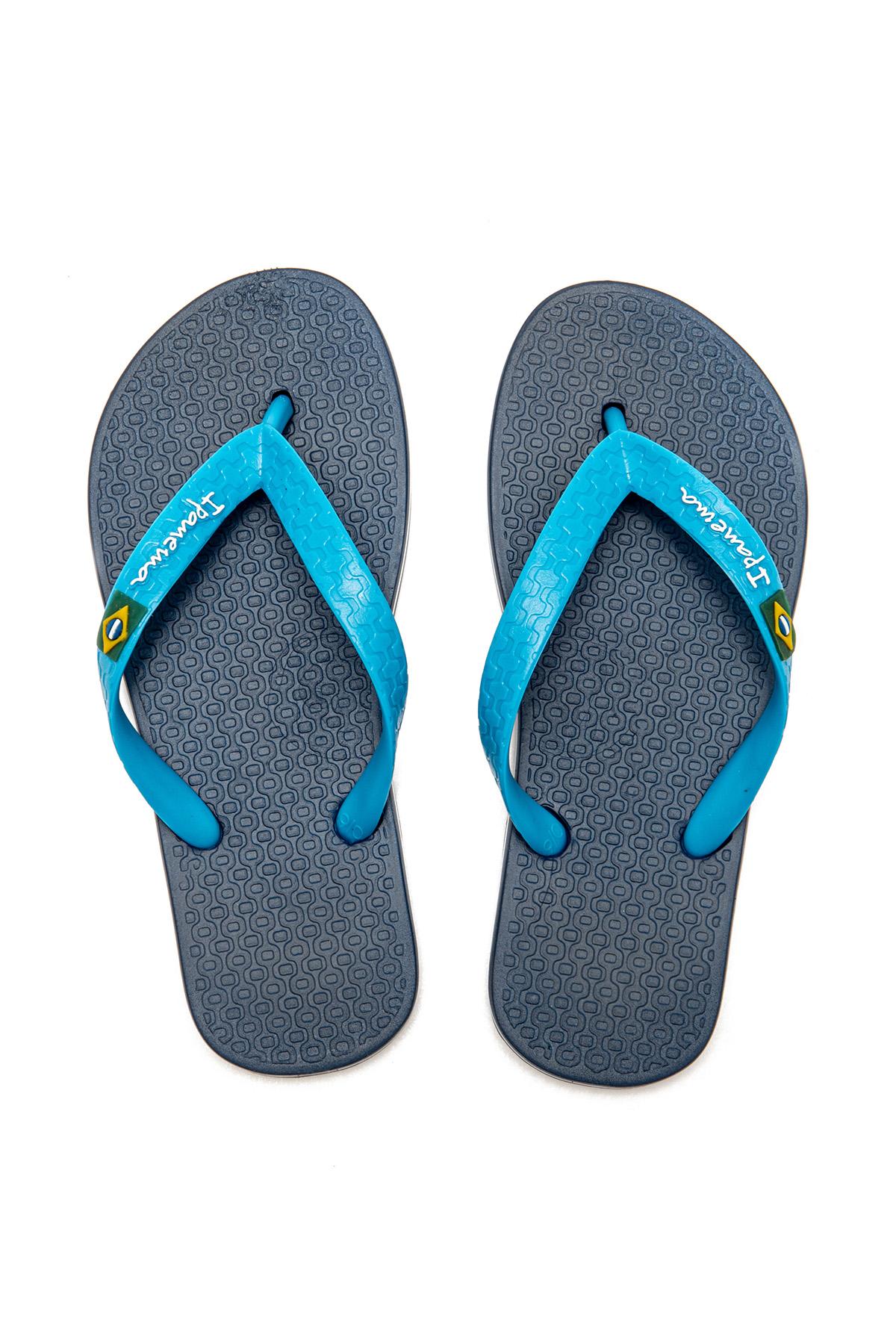 Clas Brasil Çocuk Parmak Arası Terlik Mavi 25/38