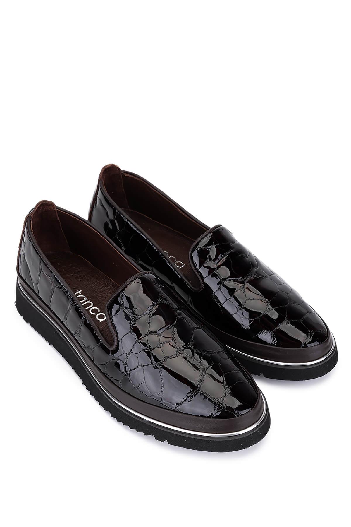 Tamer Tanca Kadın Hakiki Deri Kahverengi Comfort Ayakkabı