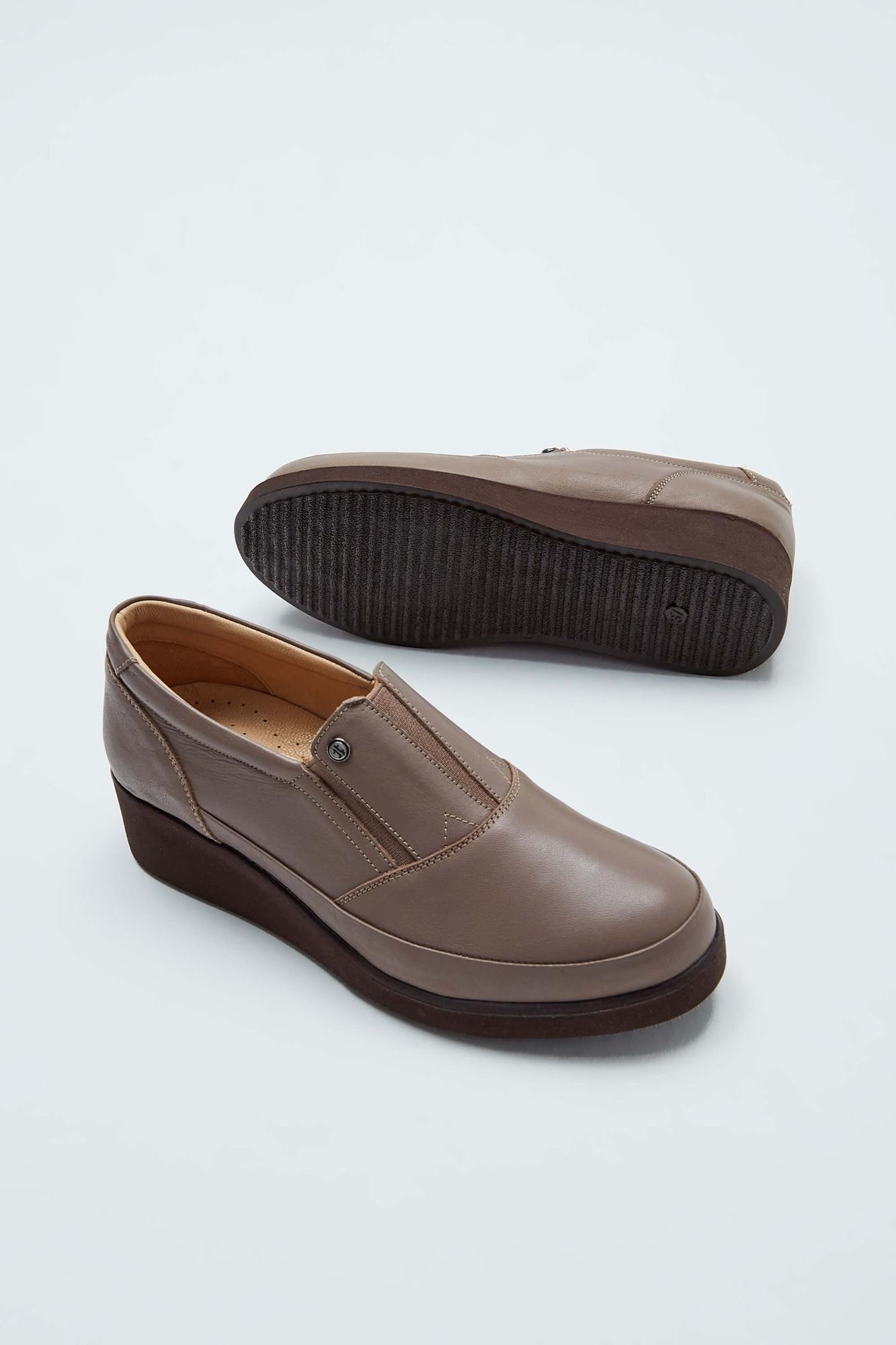 Tamer Tanca Kadın Hakiki Deri Vizon Comfort Ayakkabı