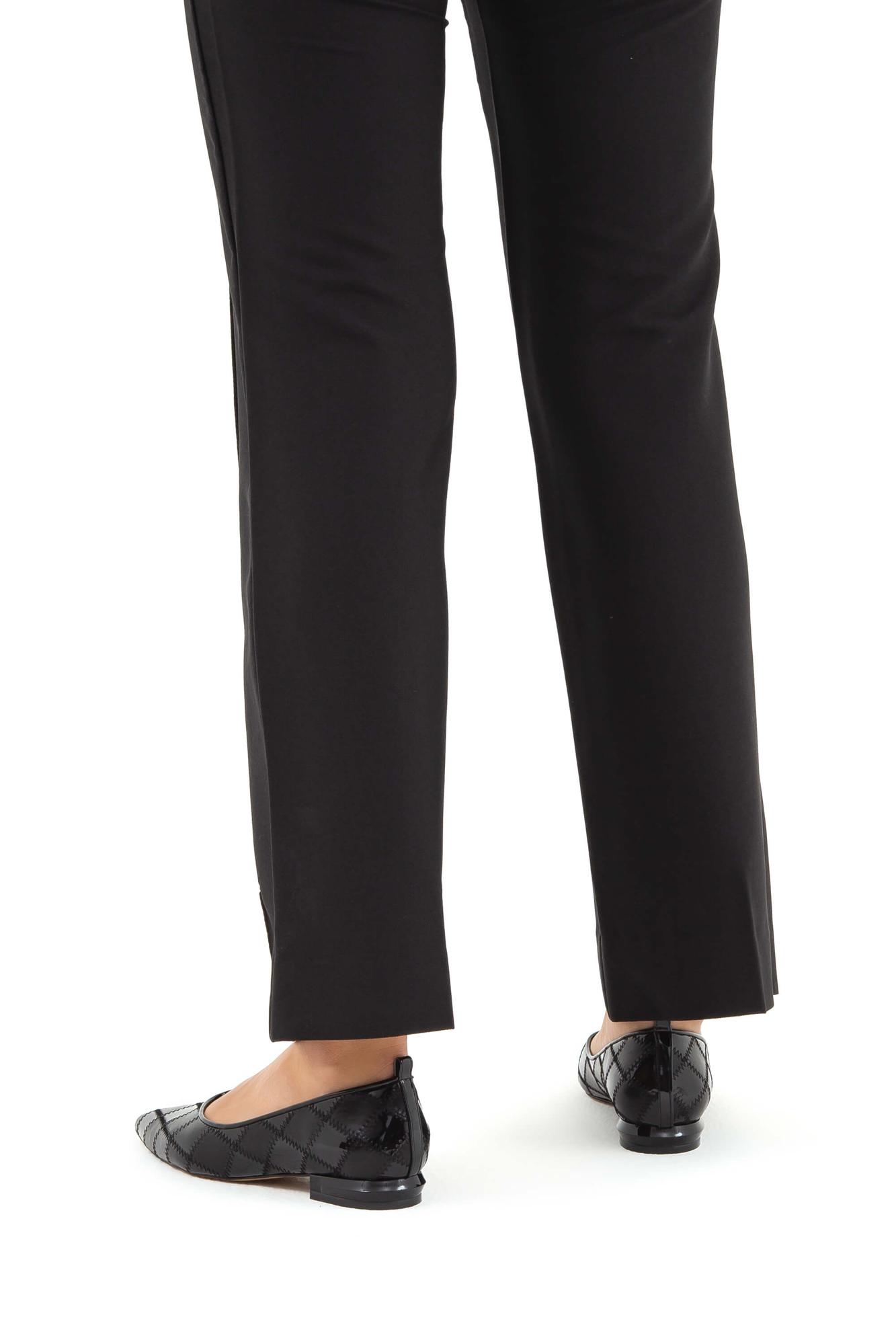 Tamer Tanca Kadın Vegan Siyah Babet Ayakkabı