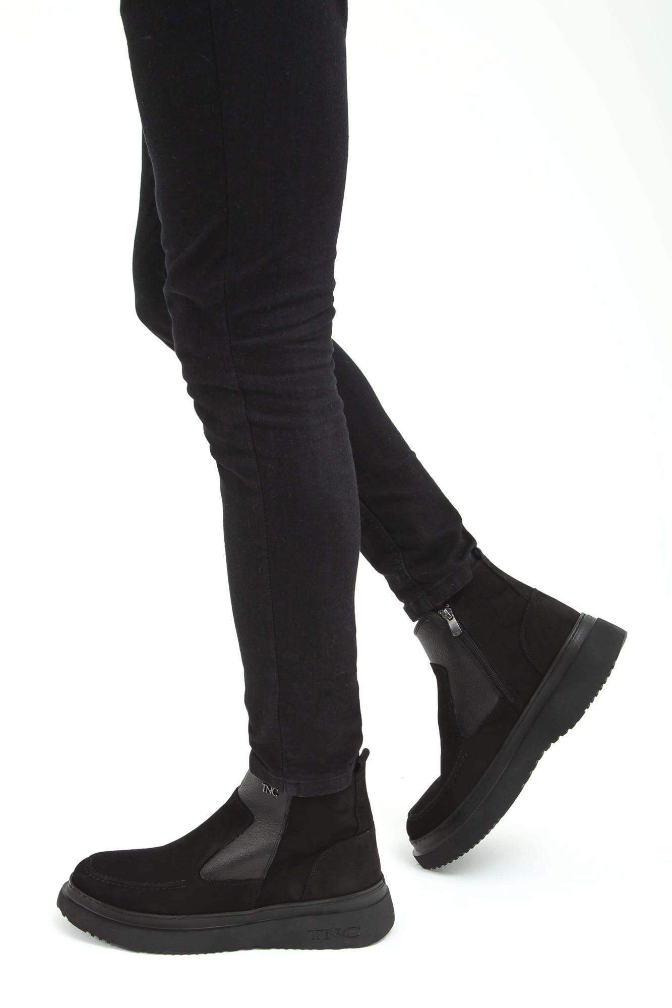 Tamer Tanca Erkek Hakiki Deri SYH NBK/SYH FULL UP Casual Bot