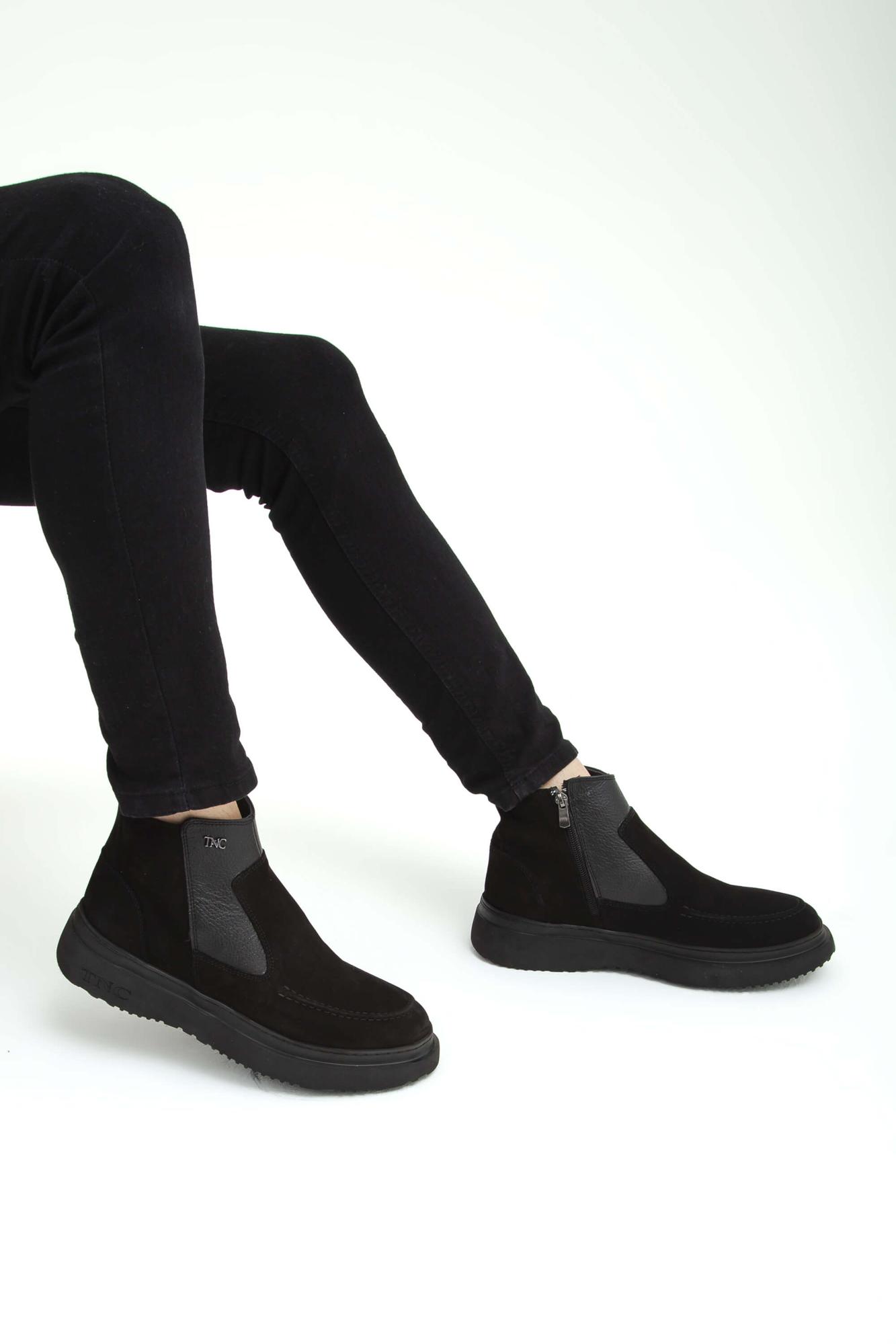 Tamer Tanca Erkek Hakiki Deri SYH NBK/SYH FULL UP Casual Bot