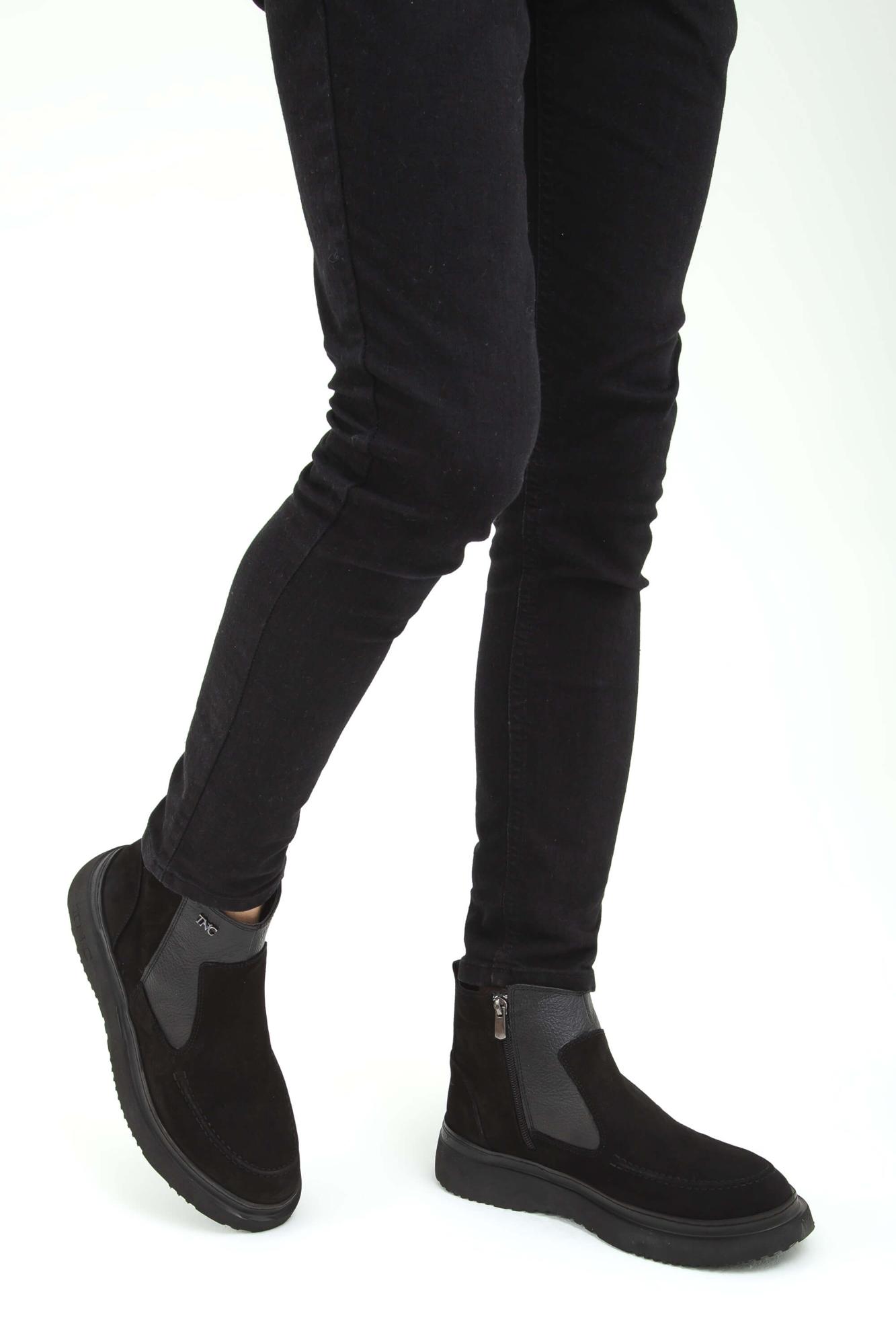 Tamer Tanca Erkek Hakiki Deri SYH NBK/SYH FULL UP Casual Bot